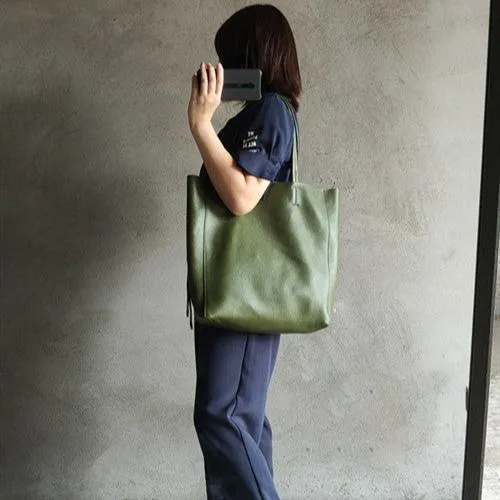 Large Leather Tote Bag Womens Leather Tote Bags Dark Brown Leather Laptop Tote Bag