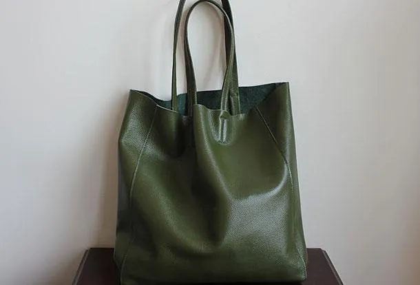 Large Leather Tote Bag Womens Leather Tote Bags Dark Brown Leather Laptop Tote Bag
