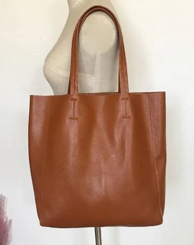 Large Leather Tote Bag Womens Leather Tote Bags Dark Brown Leather Laptop Tote Bag