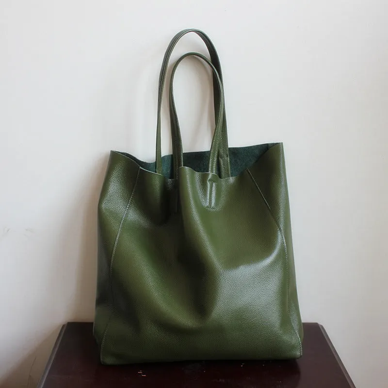 Large Leather Tote Bag Womens Leather Tote Bags Dark Brown Leather Laptop Tote Bag