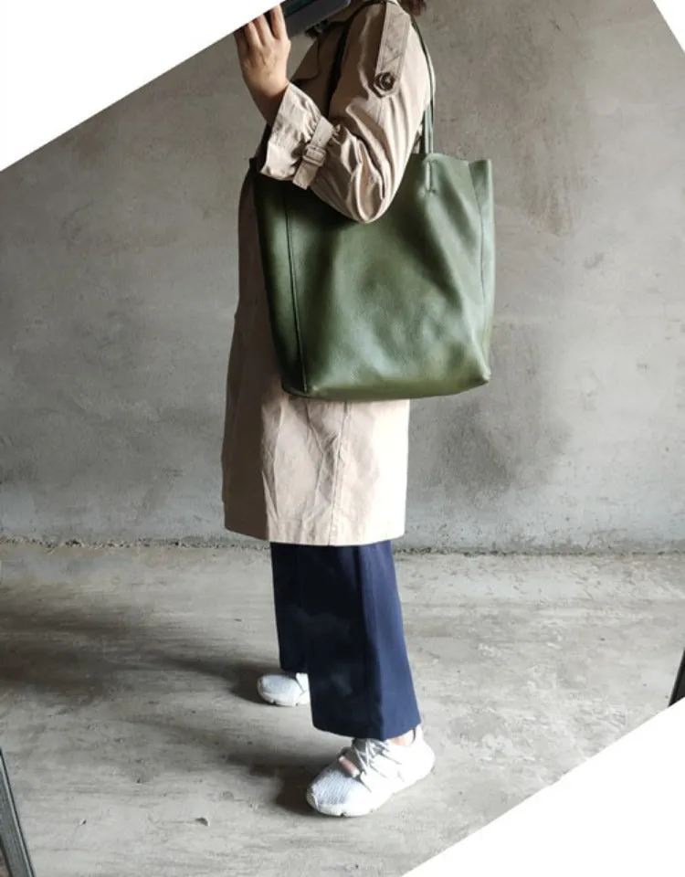 Large Leather Tote Bag Womens Leather Tote Bags Dark Brown Leather Laptop Tote Bag