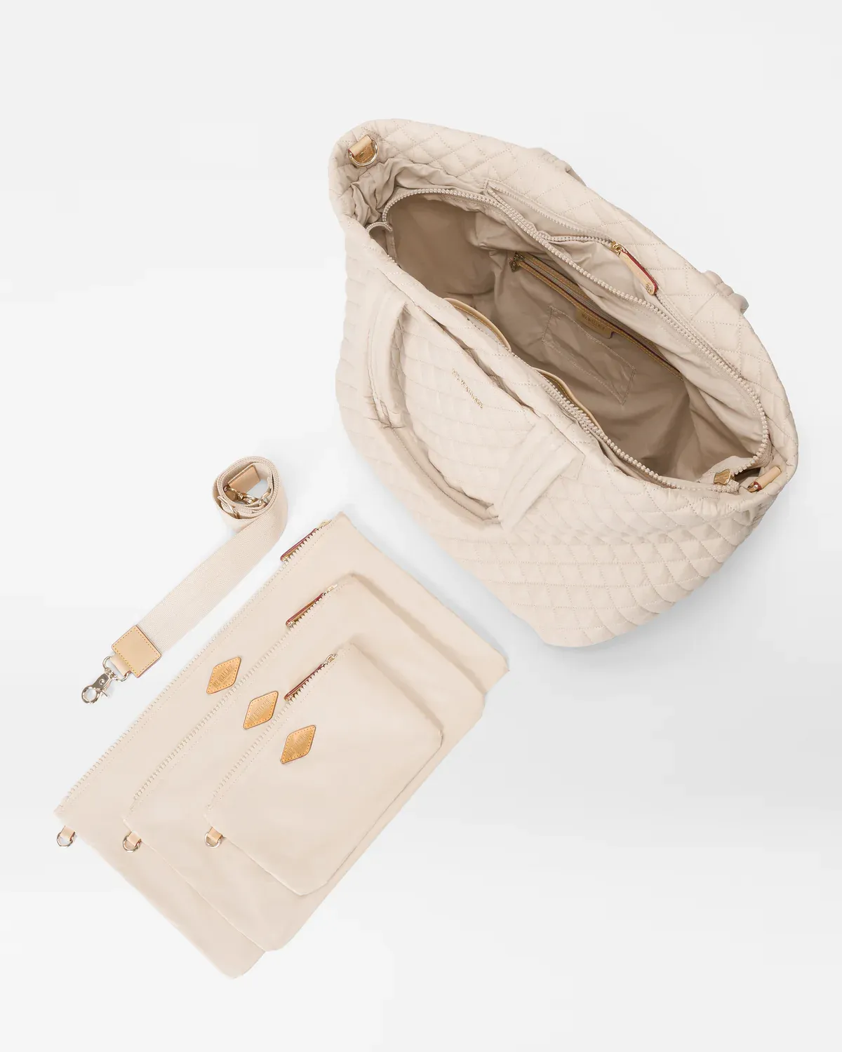 Large Metro Tote Deluxe | Mushroom