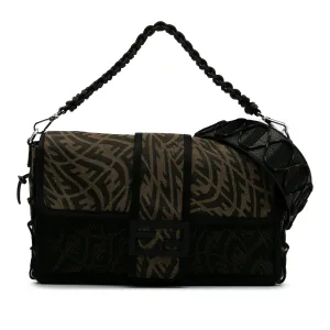 Large Zucca Vertigo Mesh Baguette Satchel
