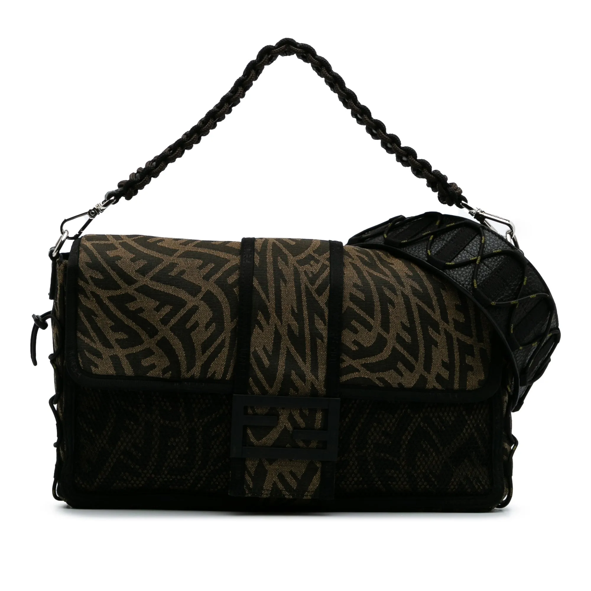 Large Zucca Vertigo Mesh Baguette Satchel