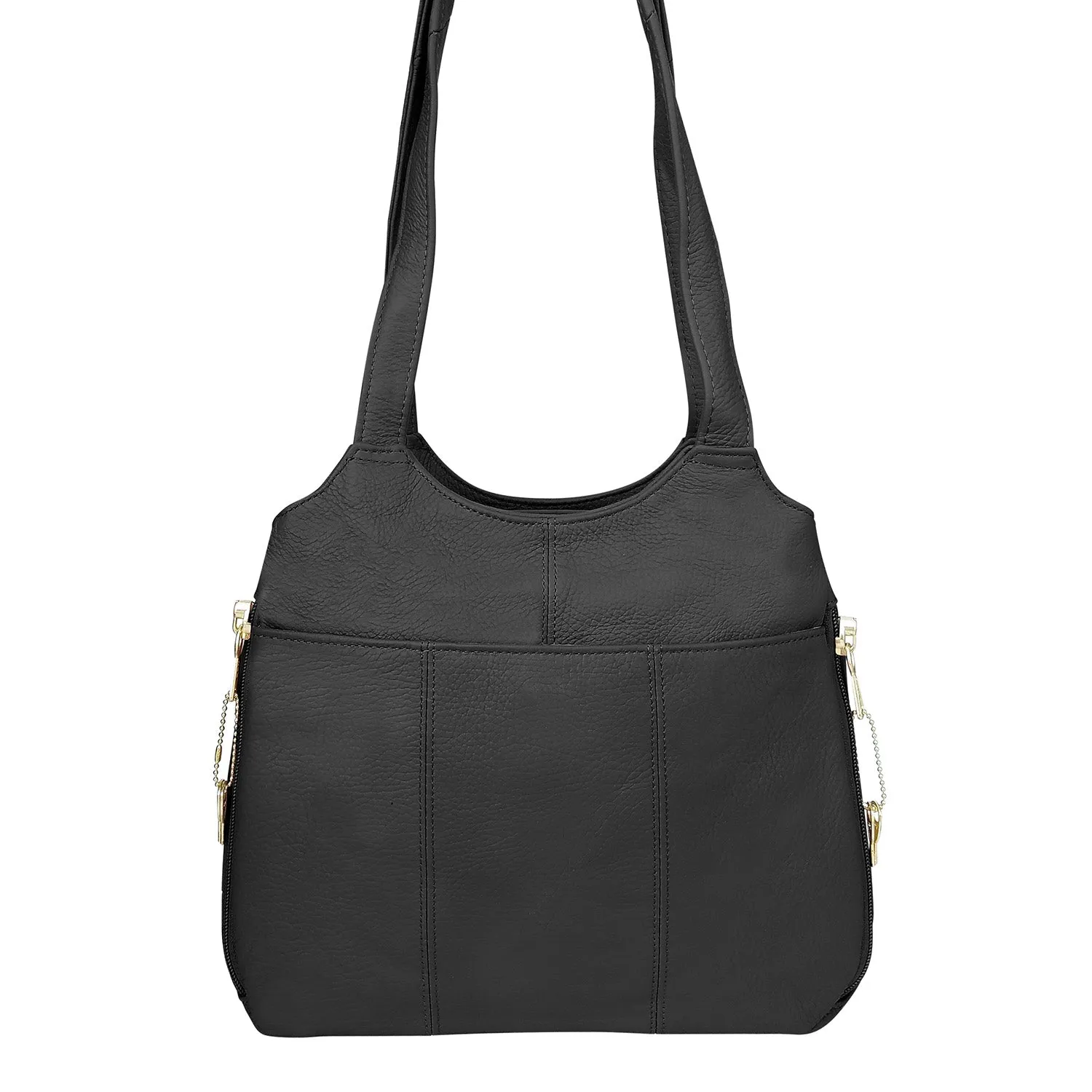 Leather CCW Shoulder Bag - Large Shoulder Straps