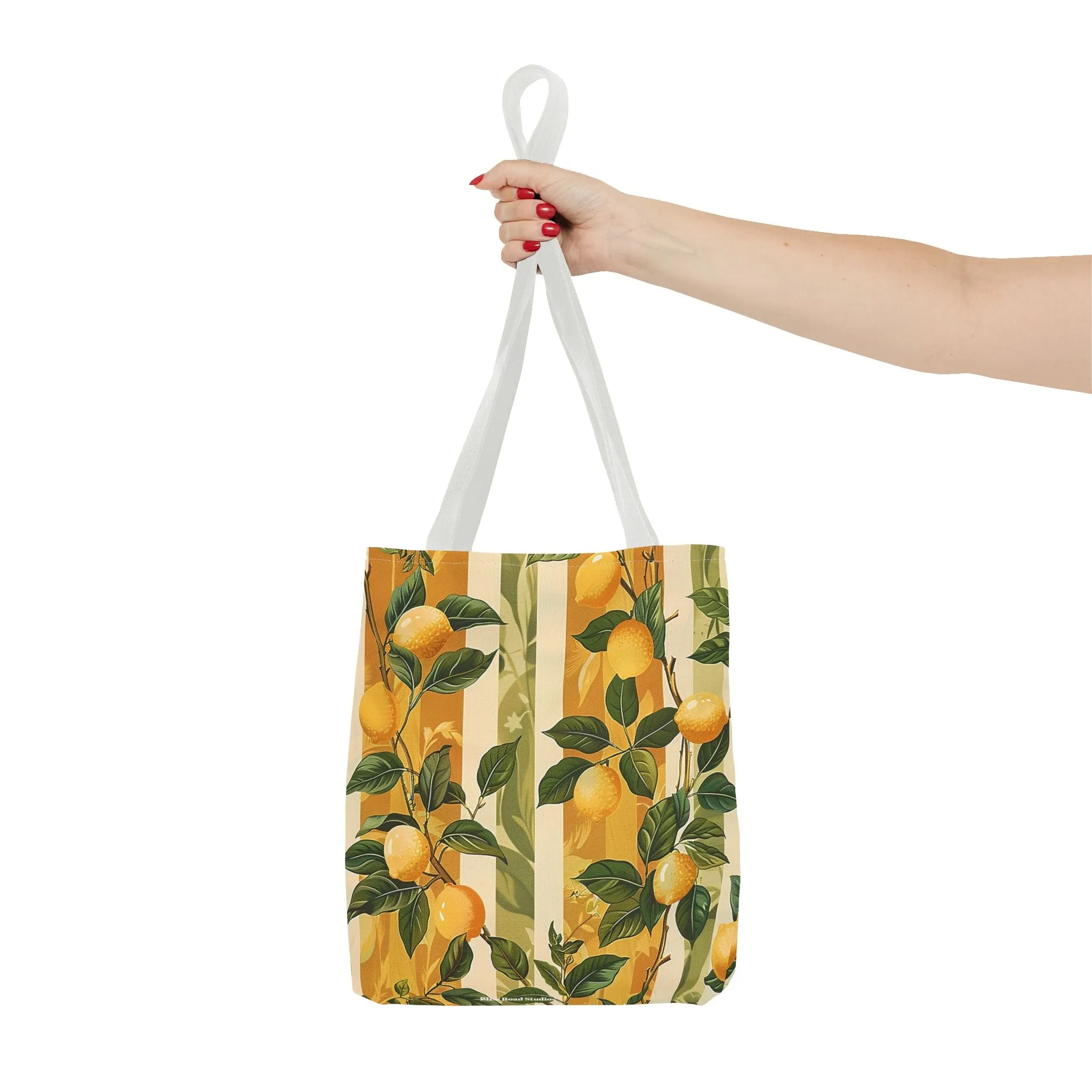 Lemon Grove Elegance Tote Bag - Fresh, Fruity, and Full of European Charm! Available in 3 sizes.