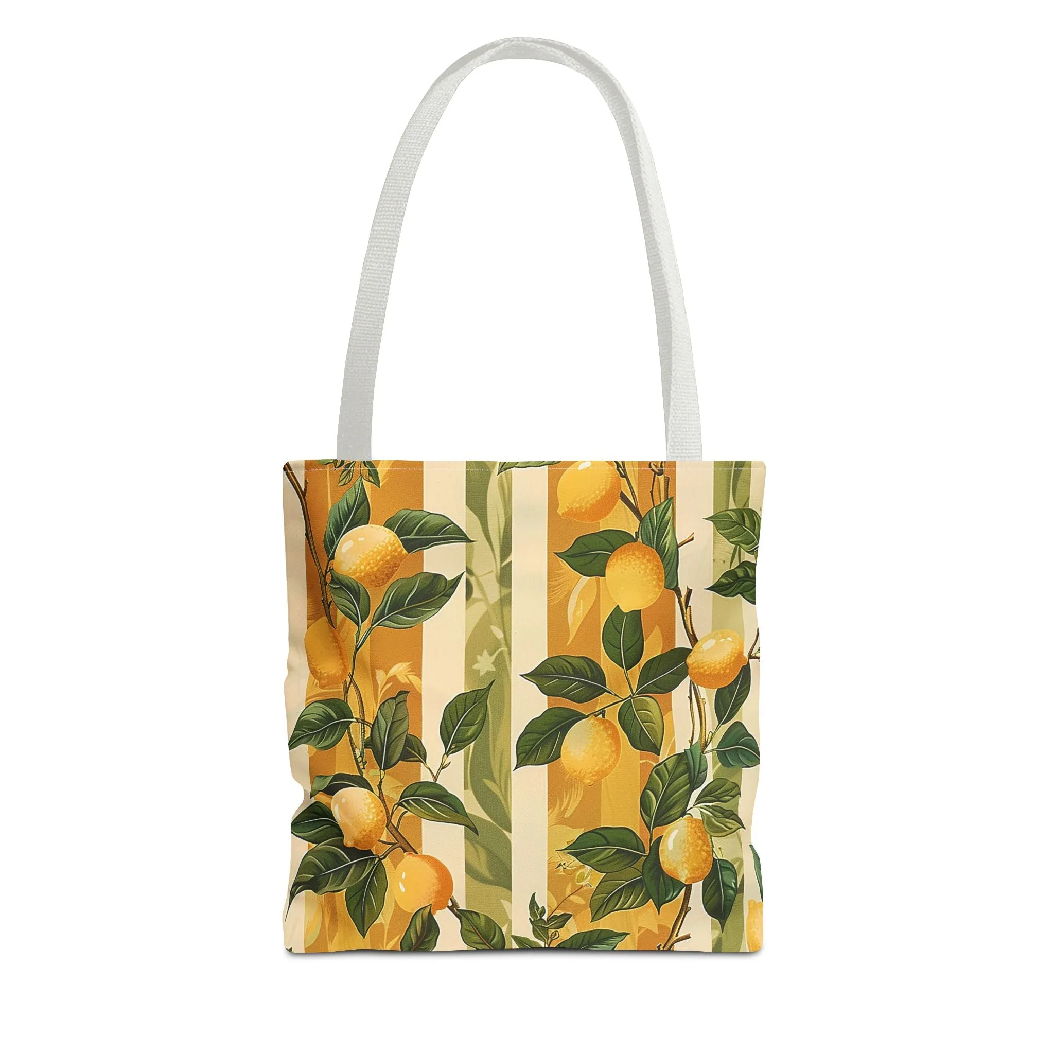 Lemon Grove Elegance Tote Bag - Fresh, Fruity, and Full of European Charm! Available in 3 sizes.
