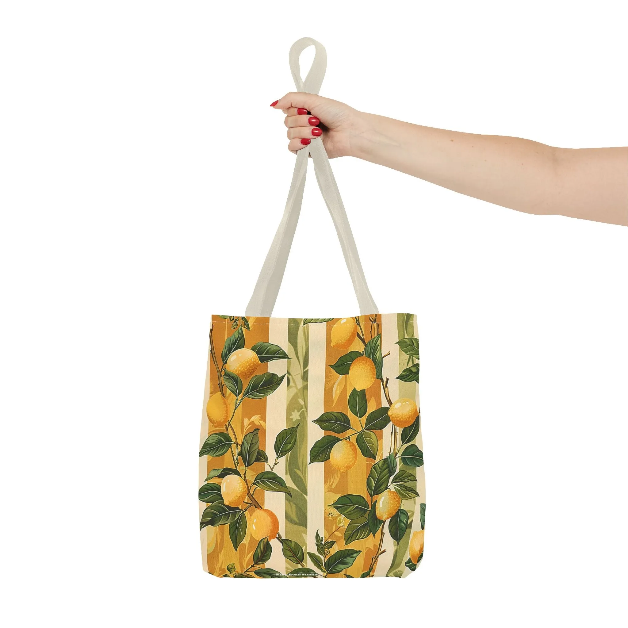 Lemon Grove Elegance Tote Bag - Fresh, Fruity, and Full of European Charm! Available in 3 sizes.