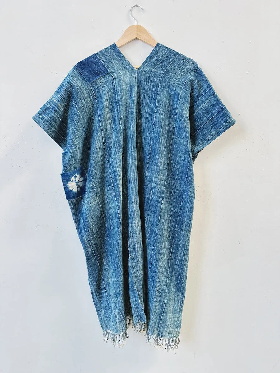 Light Indigo Vest With Pockets