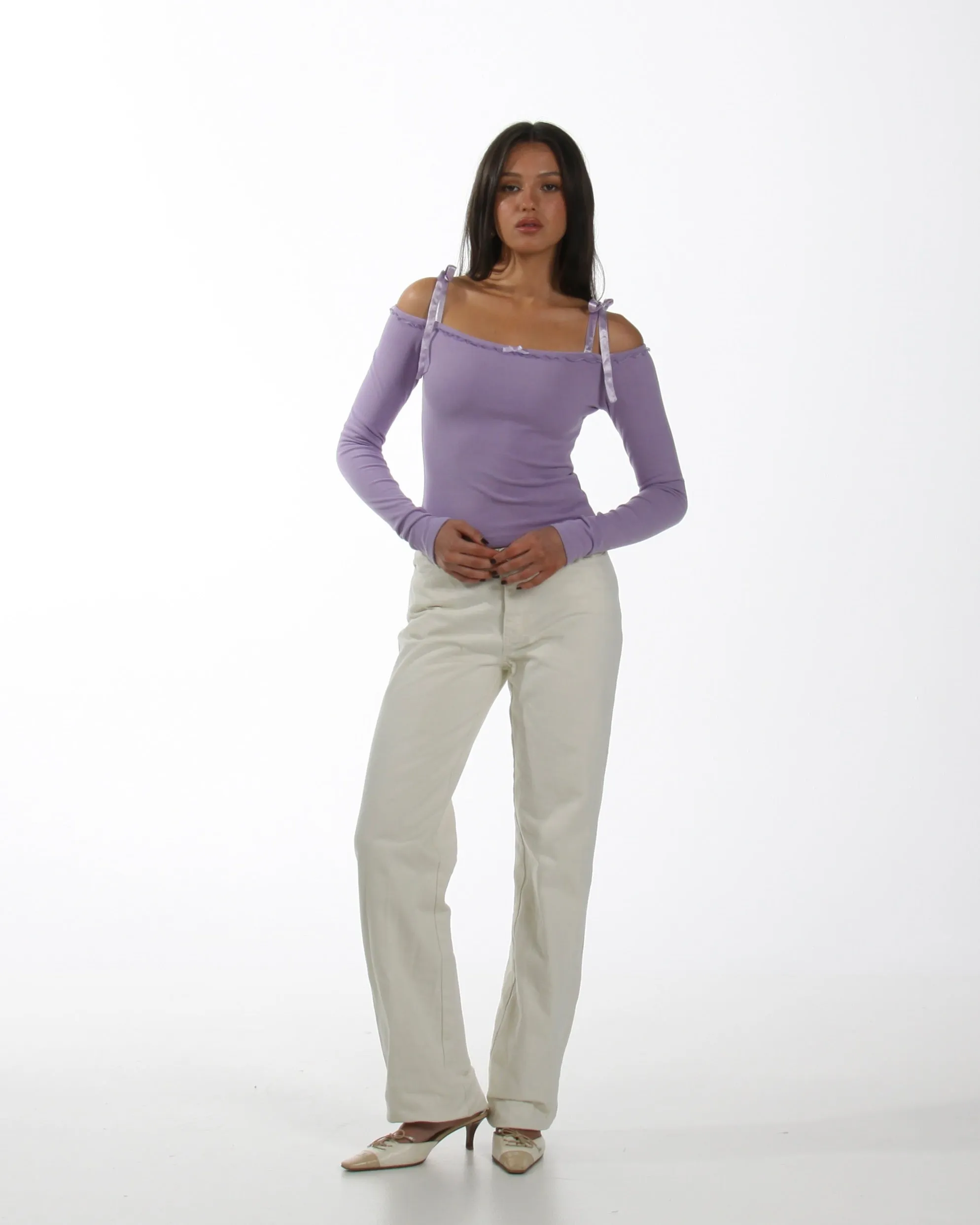 Lilac Ribbon Long Sleeve