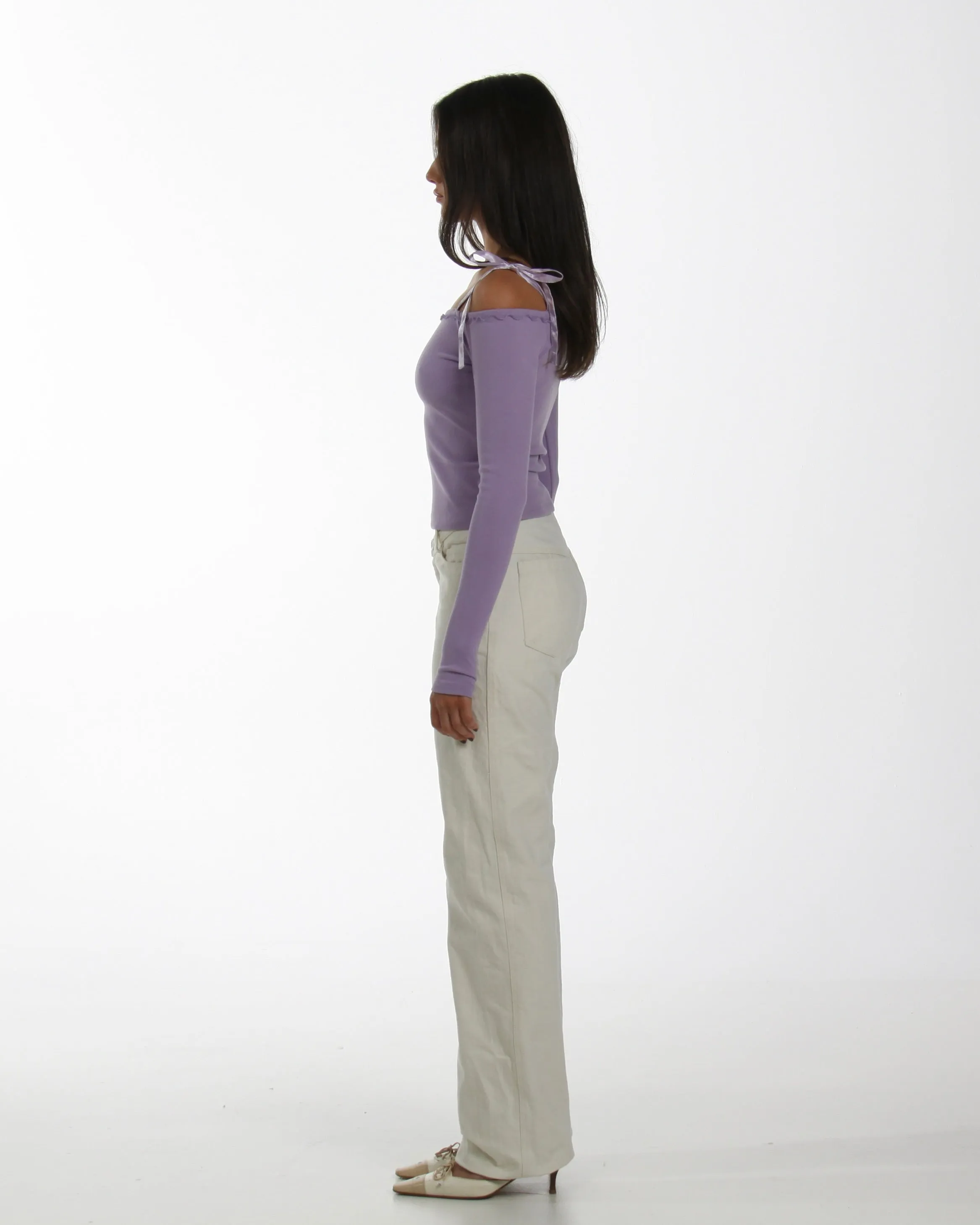 Lilac Ribbon Long Sleeve