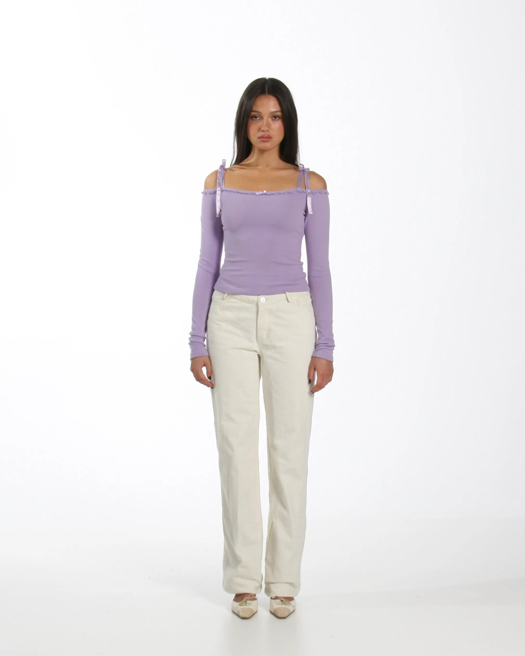 Lilac Ribbon Long Sleeve
