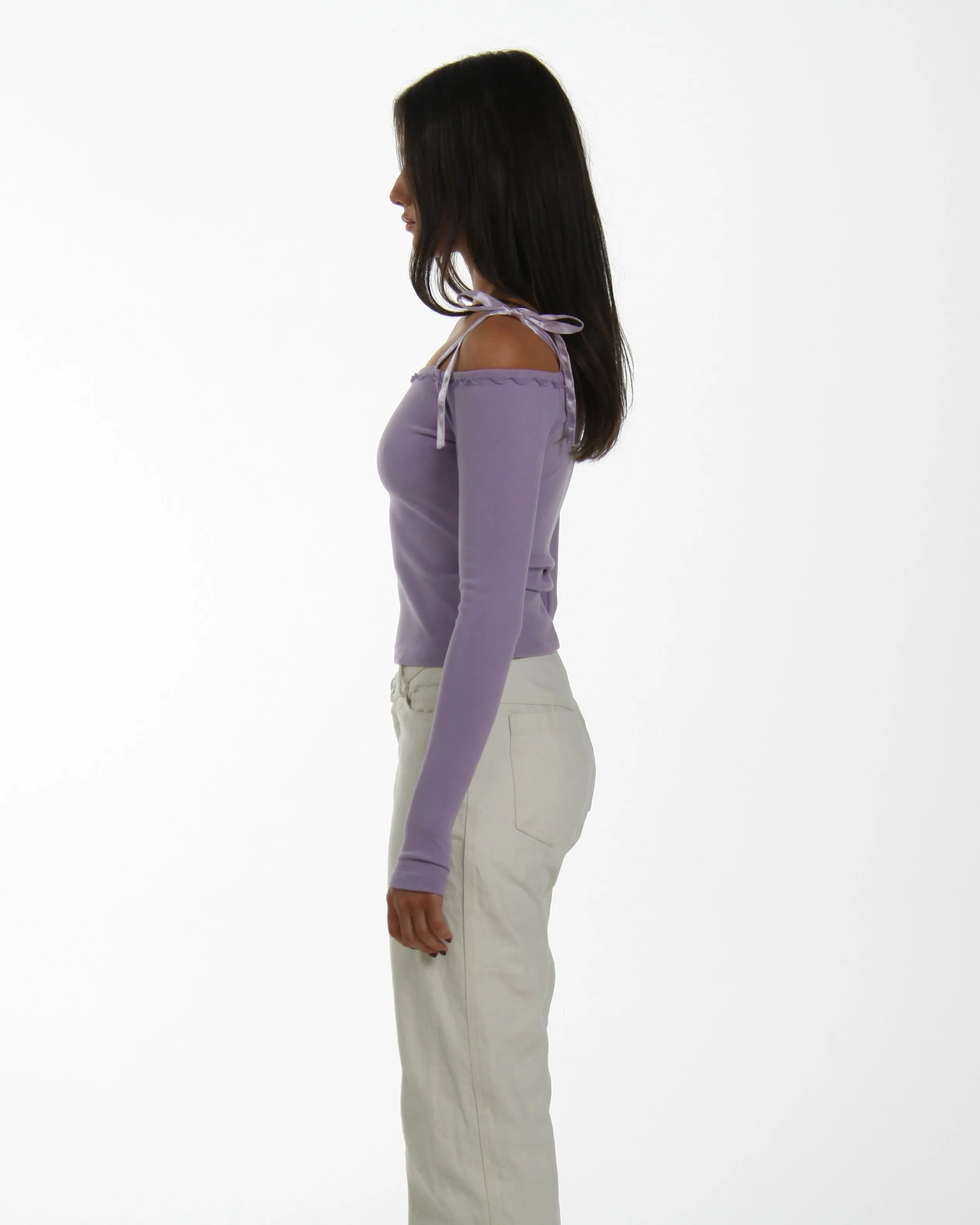 Lilac Ribbon Long Sleeve