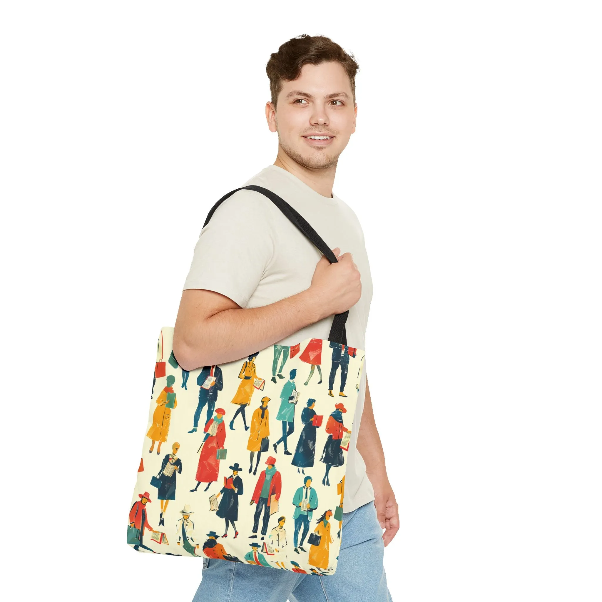 Literary People Tote Bag - Take Your Love of Books Wherever You Go! Available in 3 sizes.