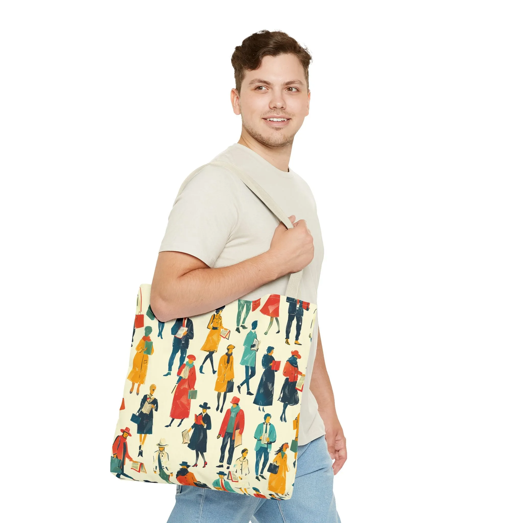 Literary People Tote Bag - Take Your Love of Books Wherever You Go! Available in 3 sizes.
