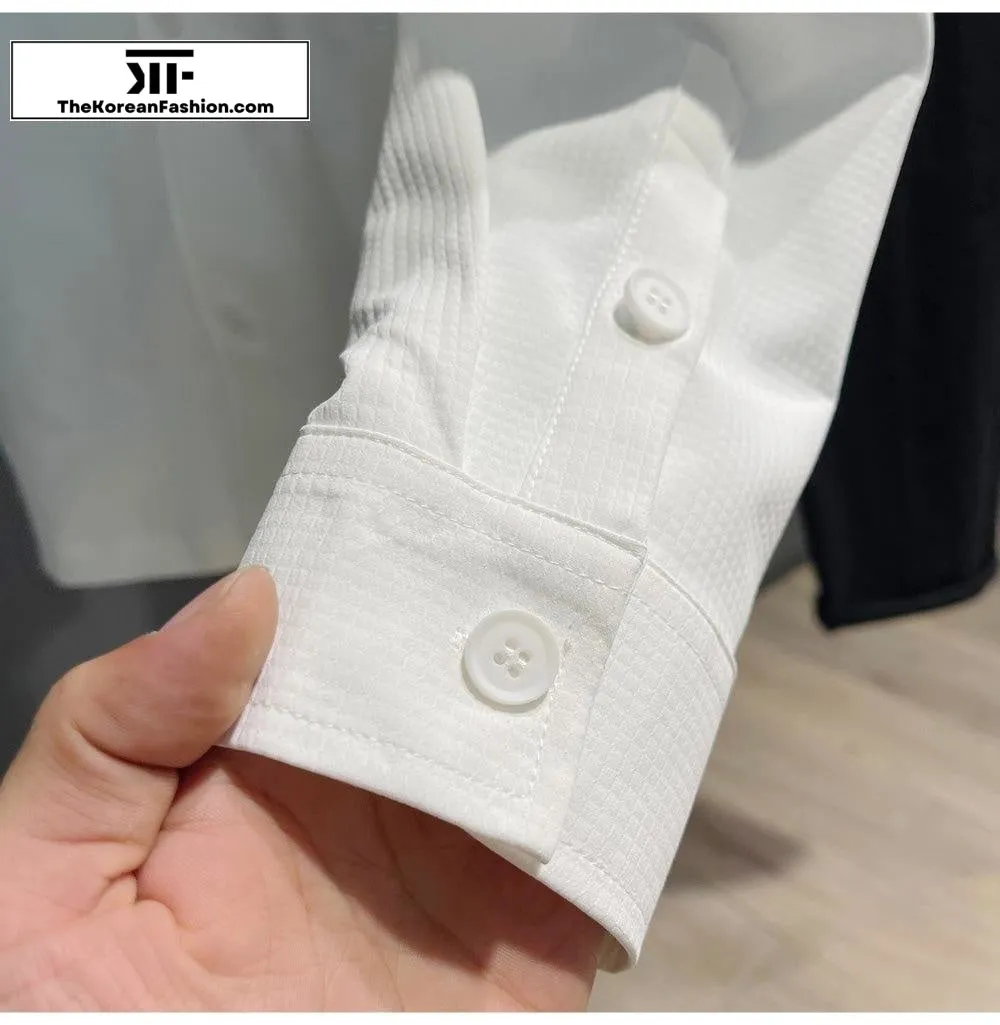 Long-sleeved Shirt with Pockets