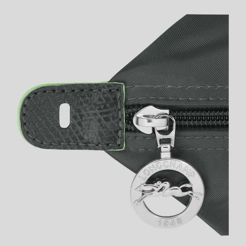 LONGCHAMP Le Pliage Green M Travel Bag Graphite RS-L1625919