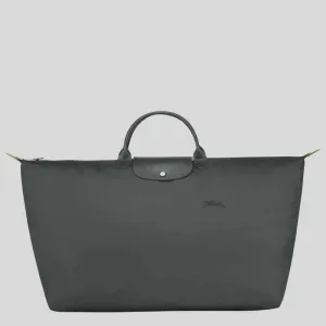 LONGCHAMP Le Pliage Green M Travel Bag Graphite RS-L1625919