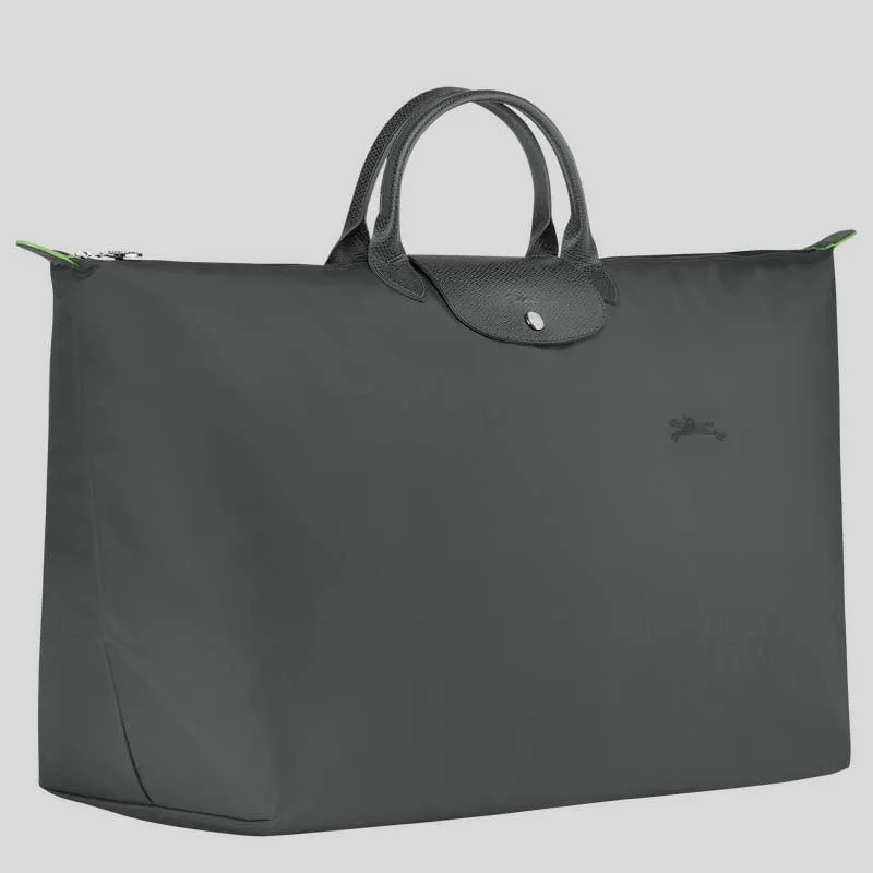 LONGCHAMP Le Pliage Green M Travel Bag Graphite RS-L1625919