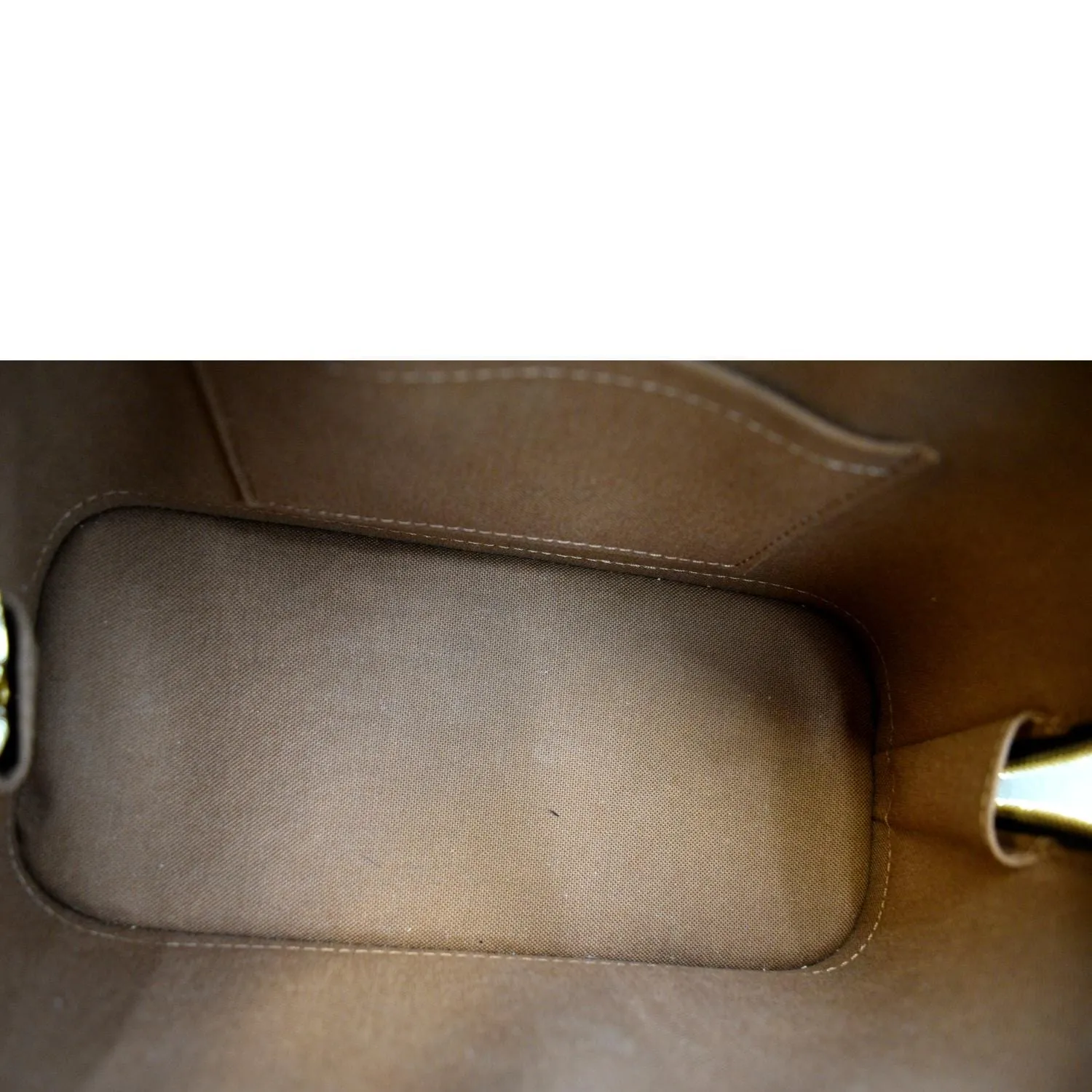 LOUIS VUITTON Alma BB Monogram Canvas Satchel Crossbody Bag Brown