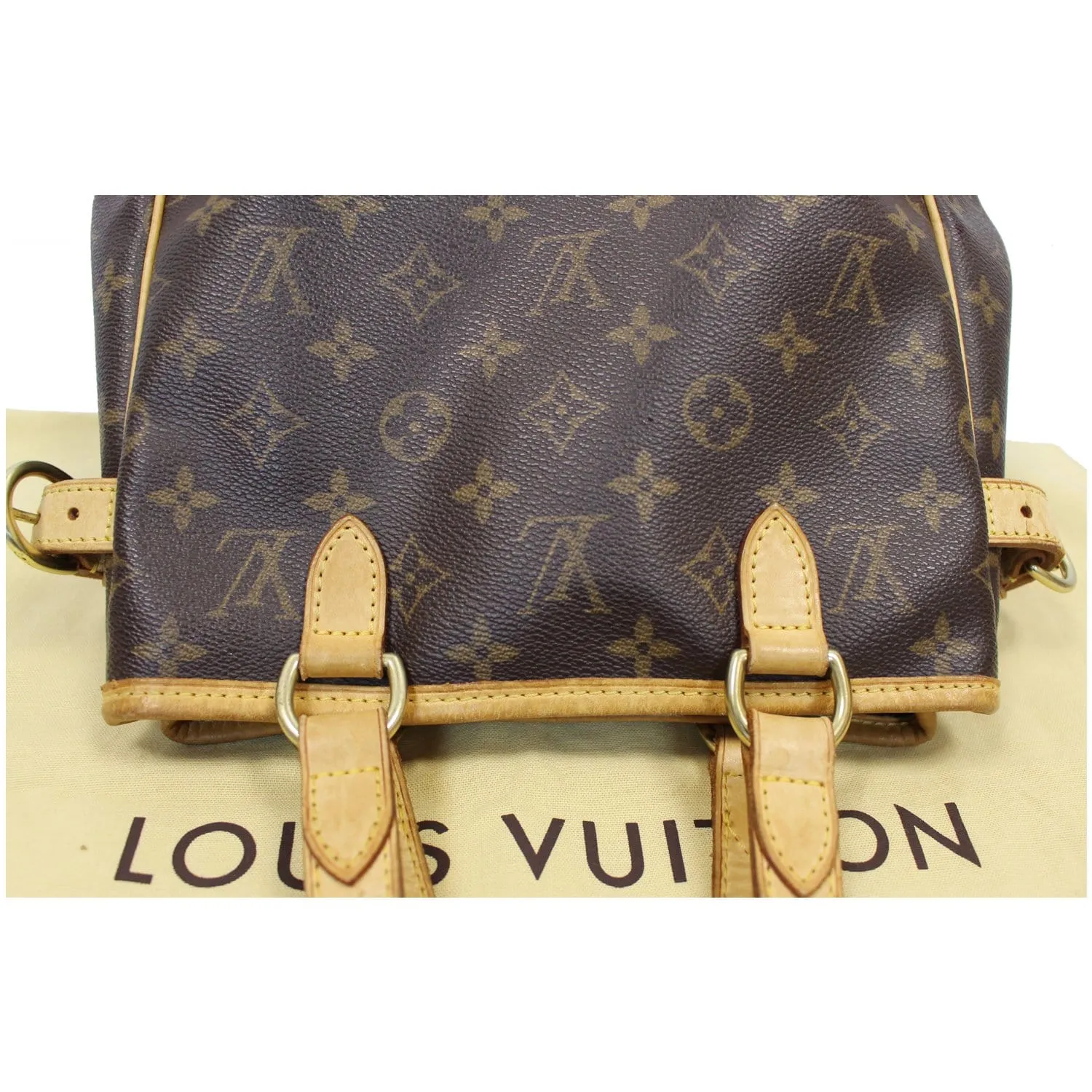 LOUIS VUITTON Batignolles Vertical Monogram Canvas Tote Bag Brown - 15% OFF