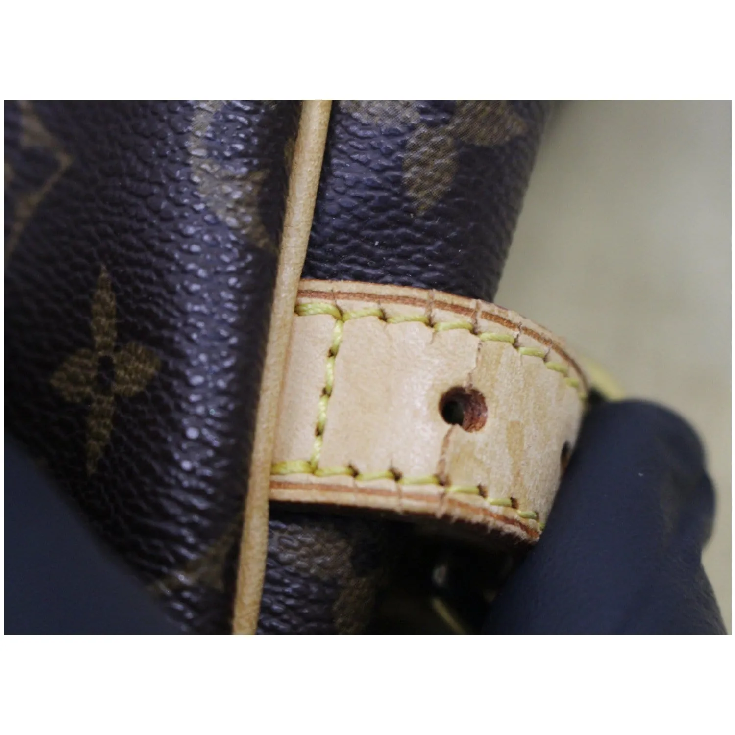 LOUIS VUITTON Batignolles Vertical Monogram Canvas Tote Bag Brown - 15% OFF