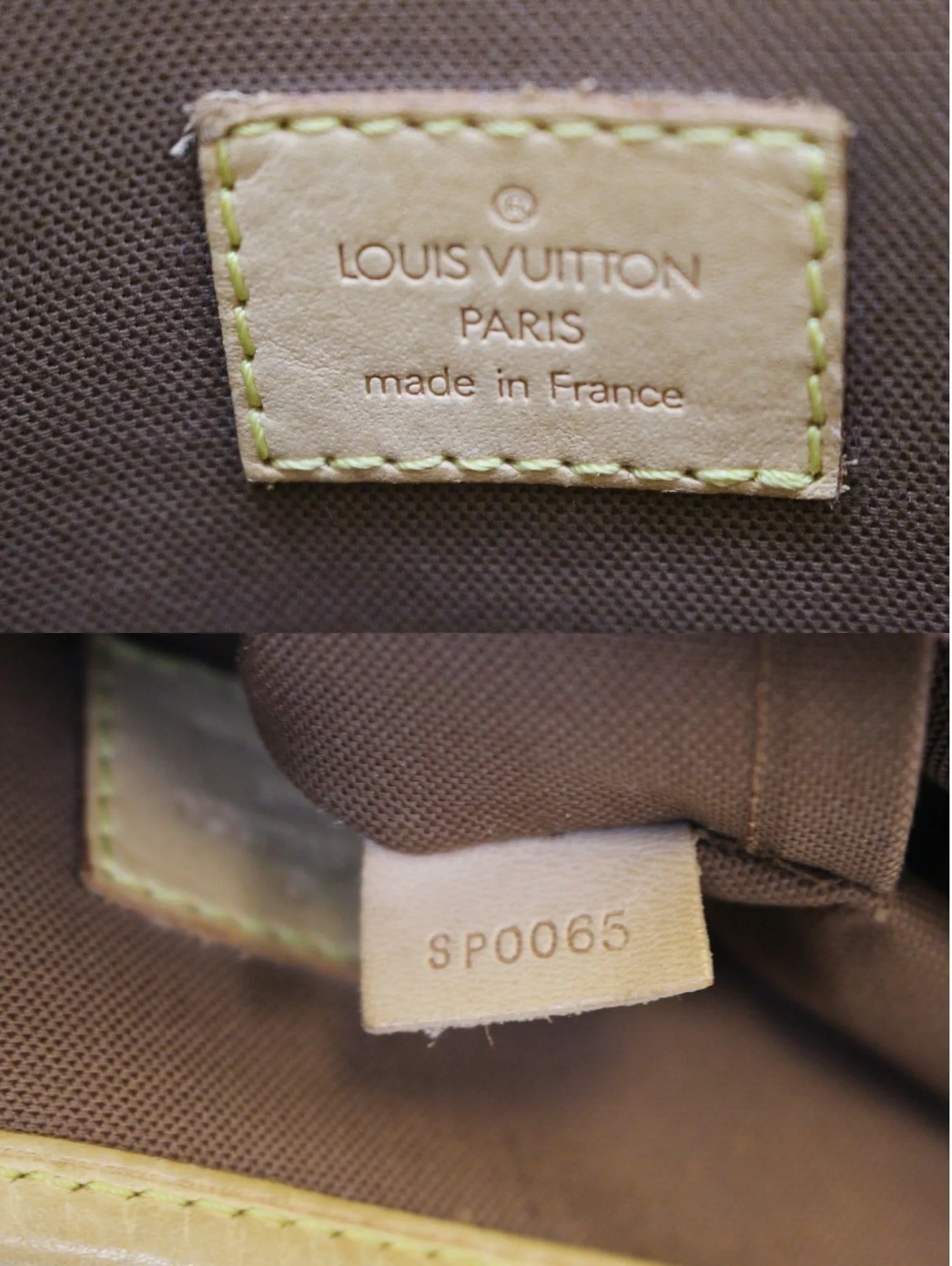 LOUIS VUITTON Batignolles Vertical Monogram Canvas Tote Bag Brown - 15% OFF