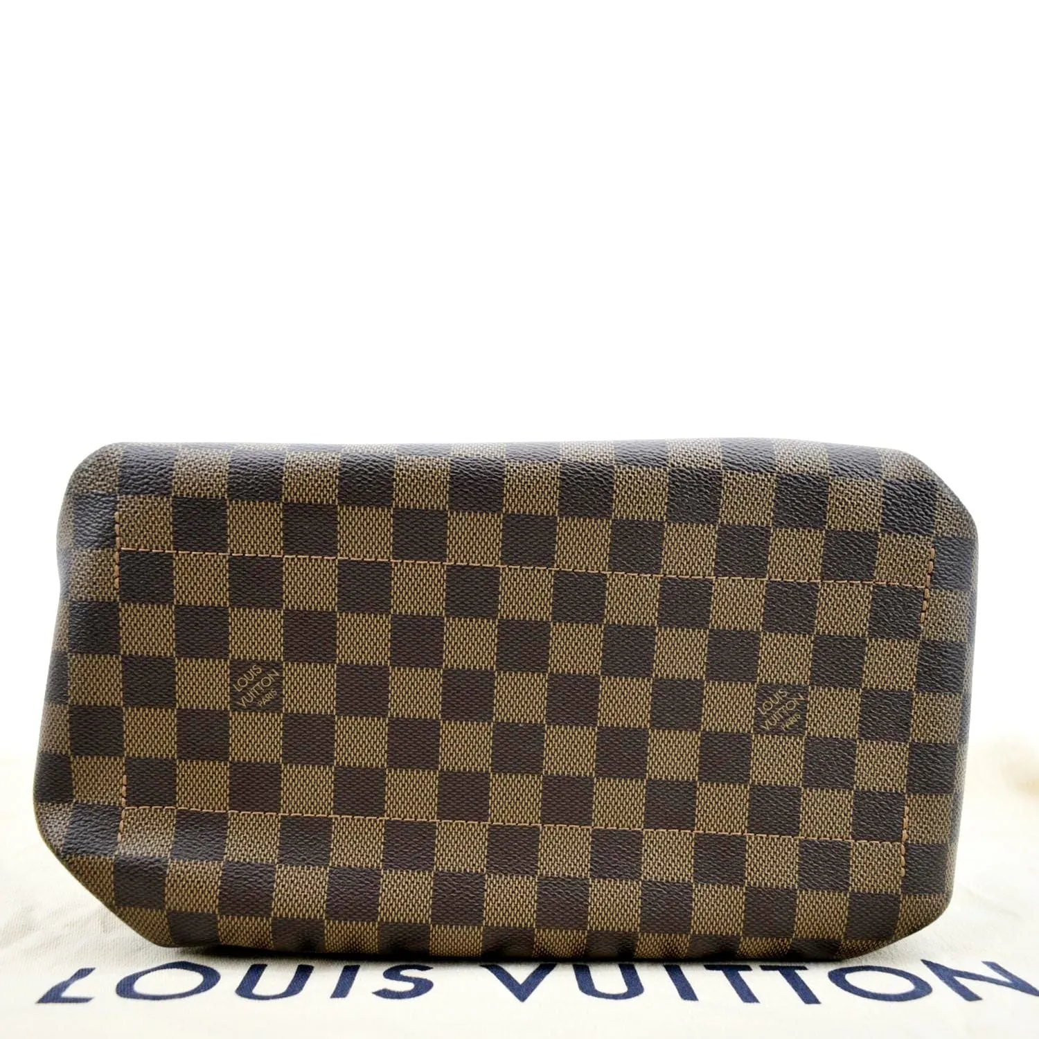 LOUIS VUITTON Belmont Damier Ebene Shoulder Bag Brown