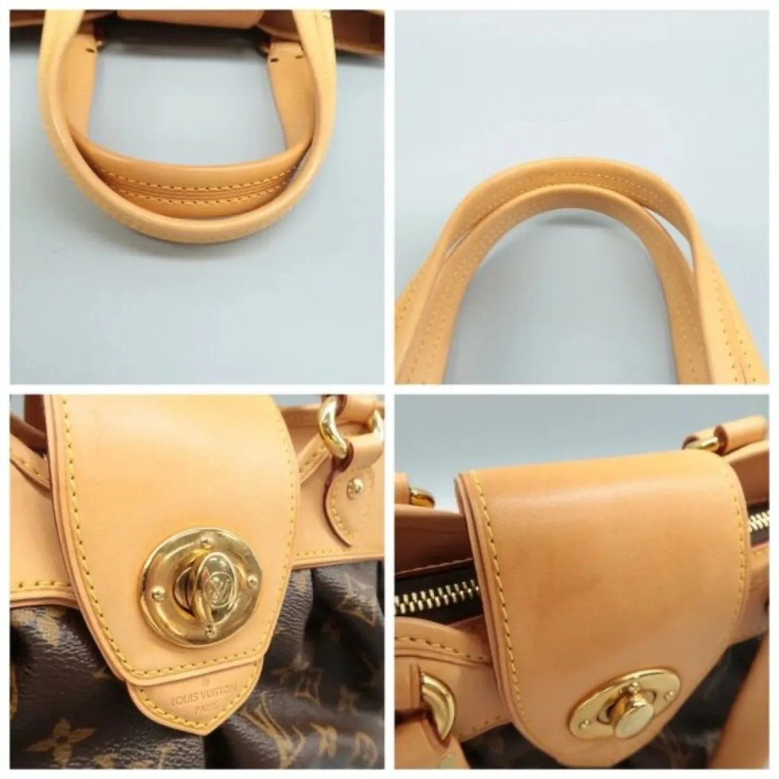 Louis Vuitton Boetie Brown Monogram Canvas Tote