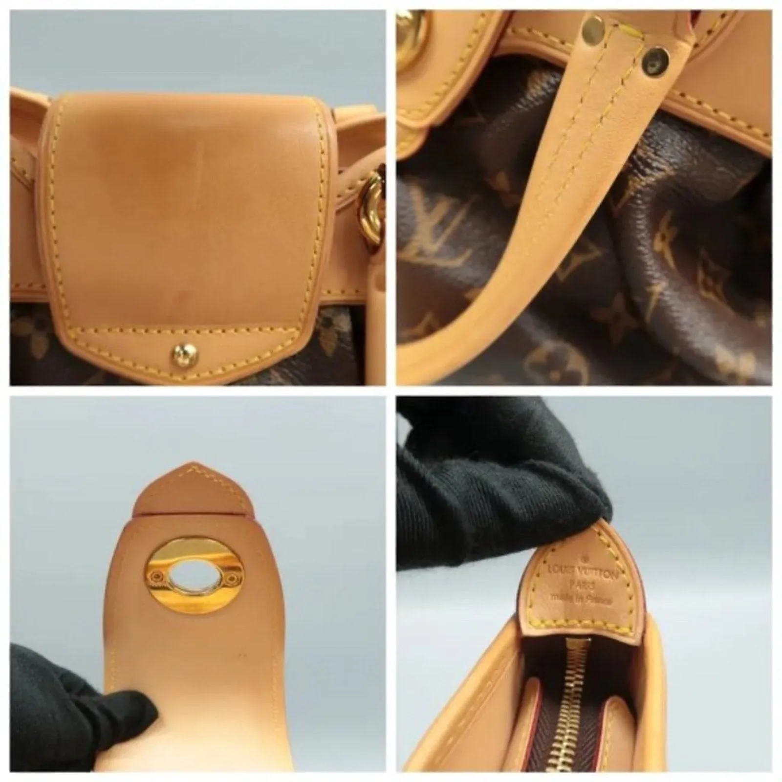 Louis Vuitton Boetie Brown Monogram Canvas Tote