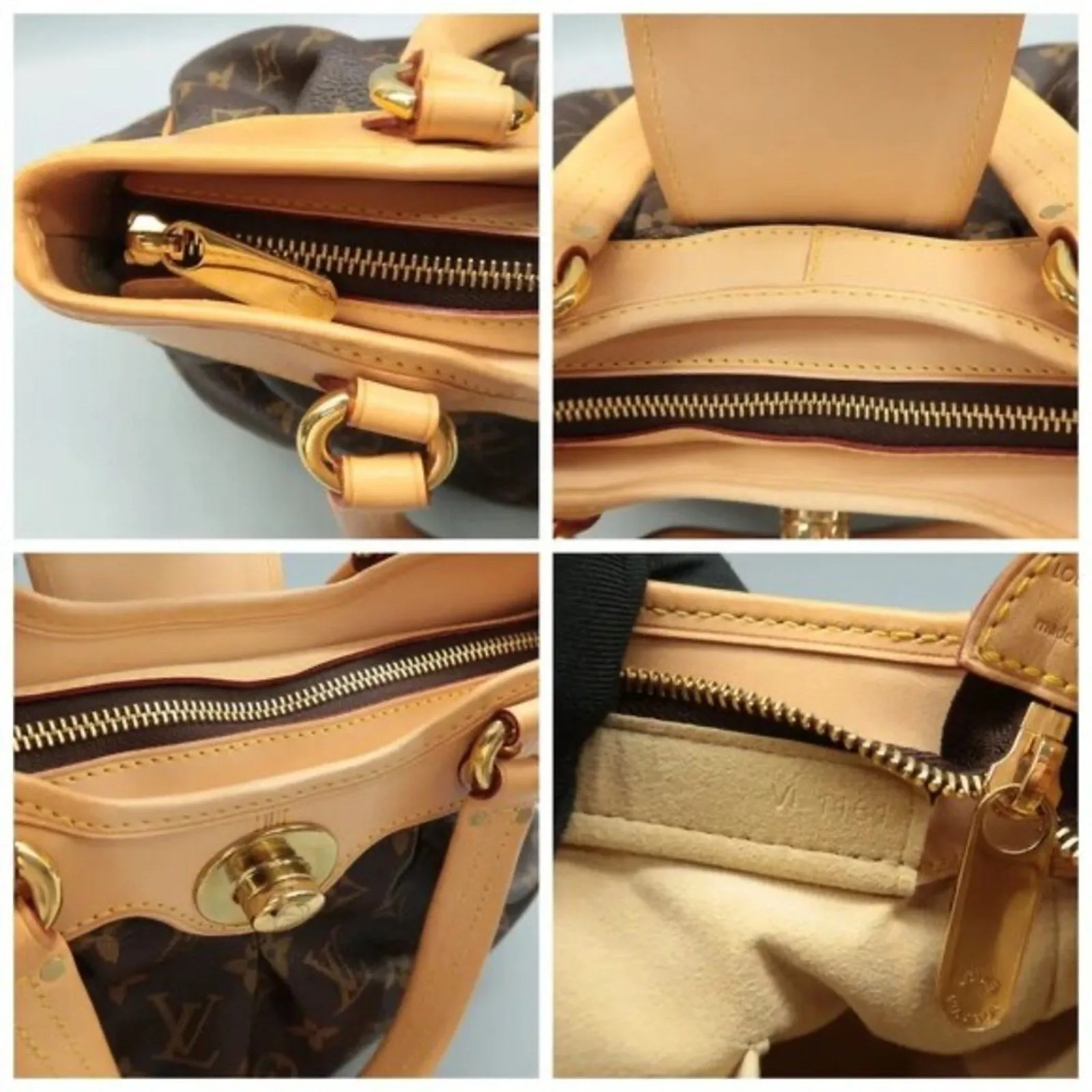Louis Vuitton Boetie Brown Monogram Canvas Tote