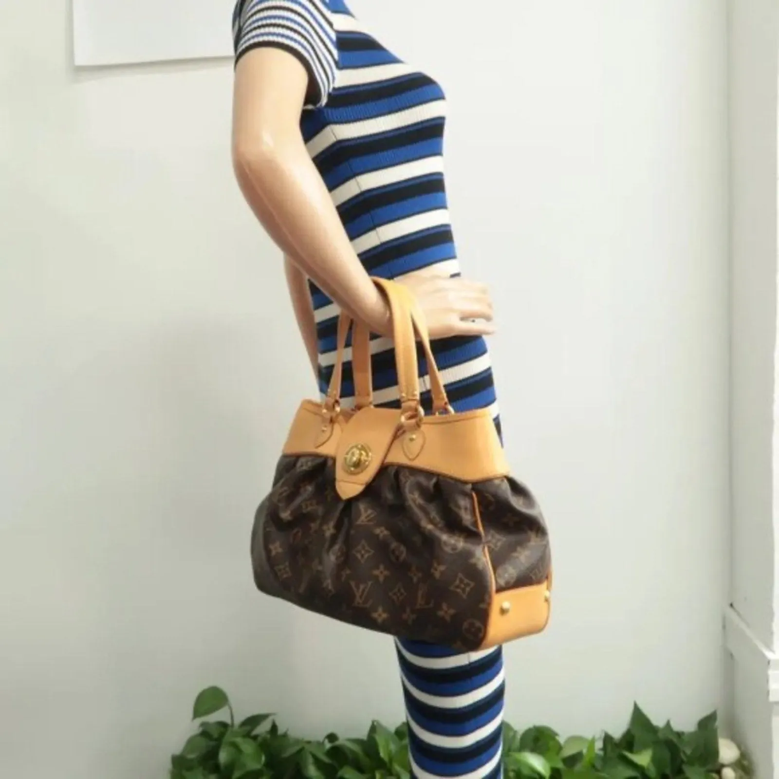 Louis Vuitton Boetie Brown Monogram Canvas Tote