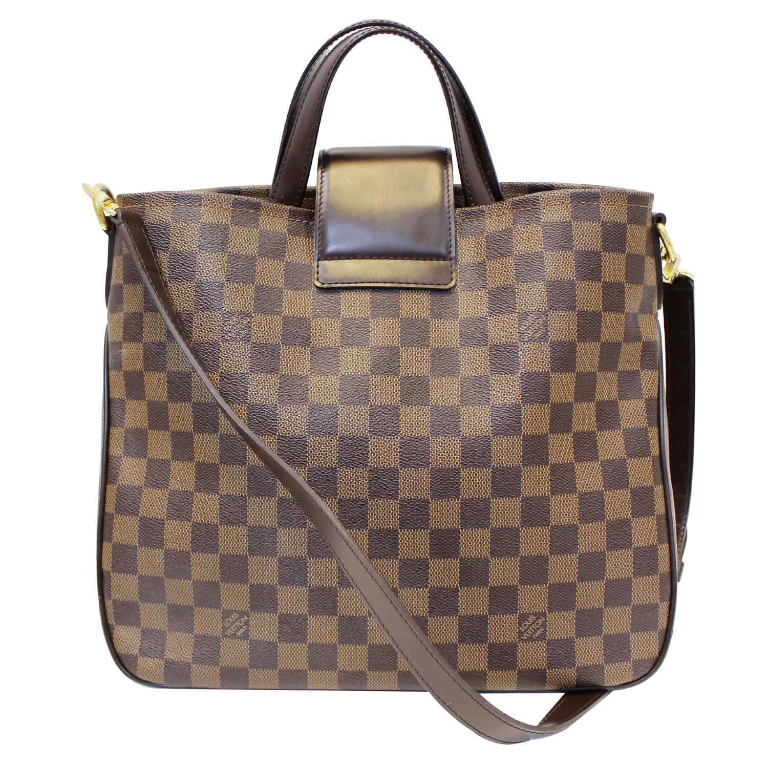 LOUIS VUITTON Cabas Rosebery Damier Ebene Shoulder Handbag