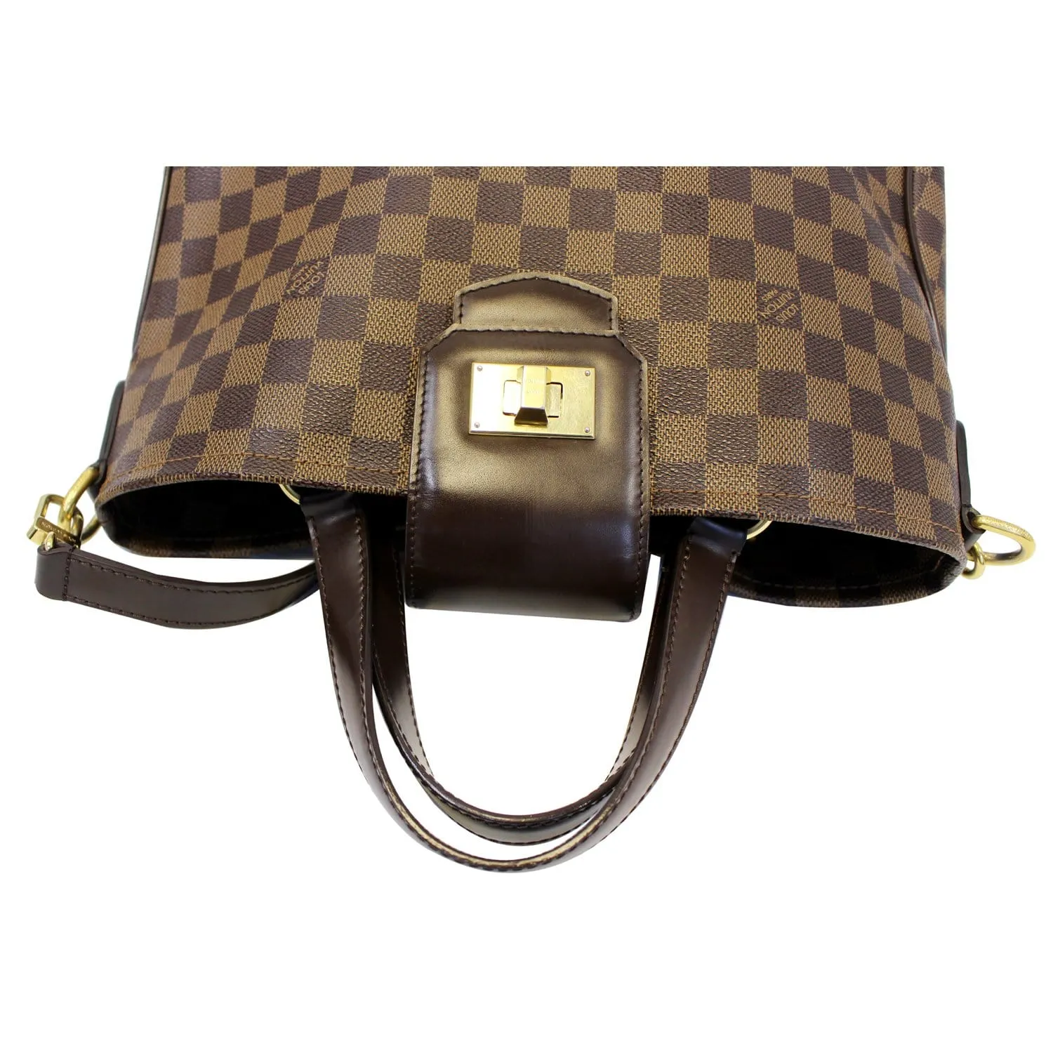 LOUIS VUITTON Cabas Rosebery Damier Ebene Shoulder Handbag