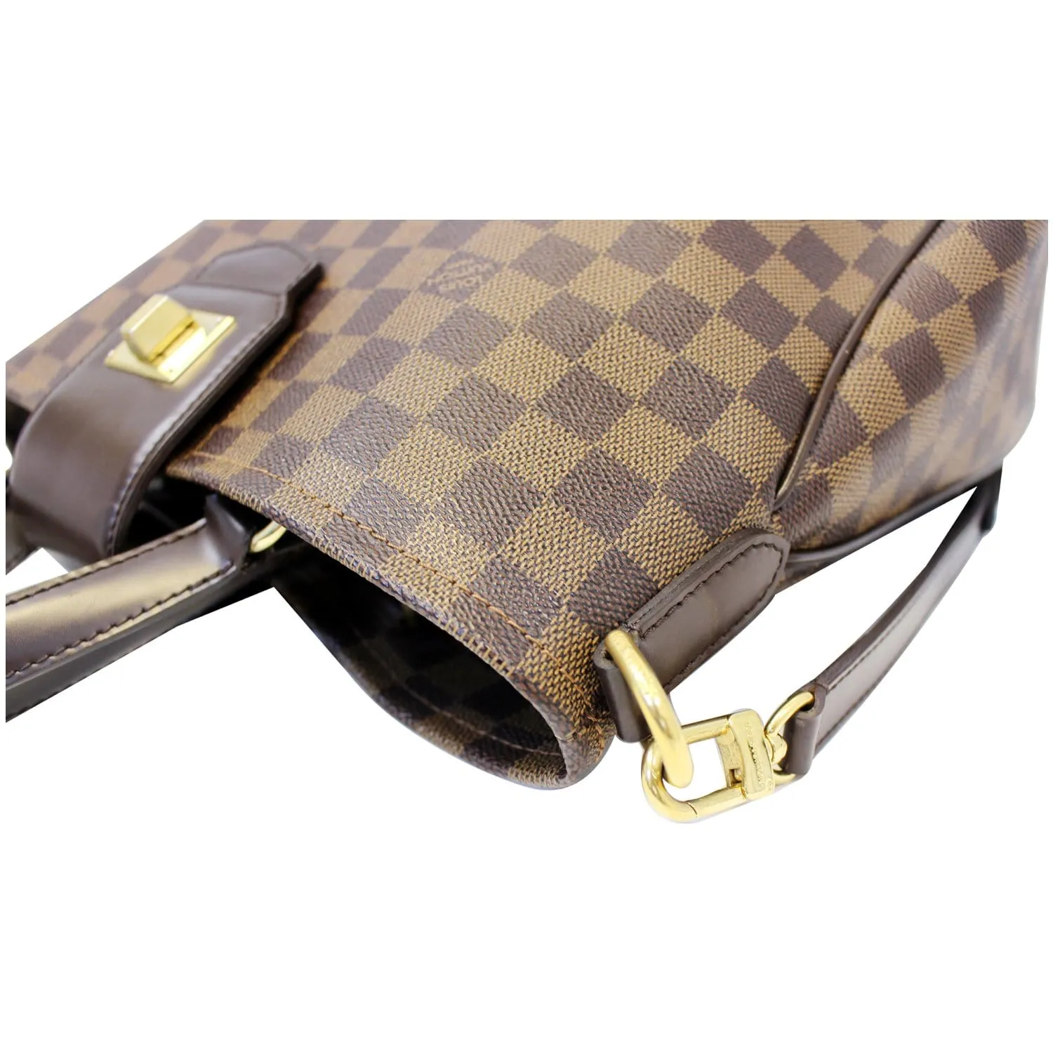 LOUIS VUITTON Cabas Rosebery Damier Ebene Shoulder Handbag