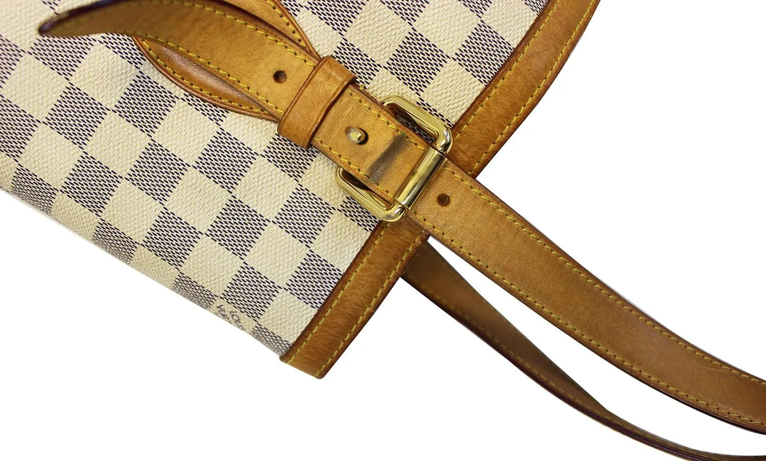 LOUIS VUITTON Damier Azur Hampstead MM Shoulder Bag - Sale