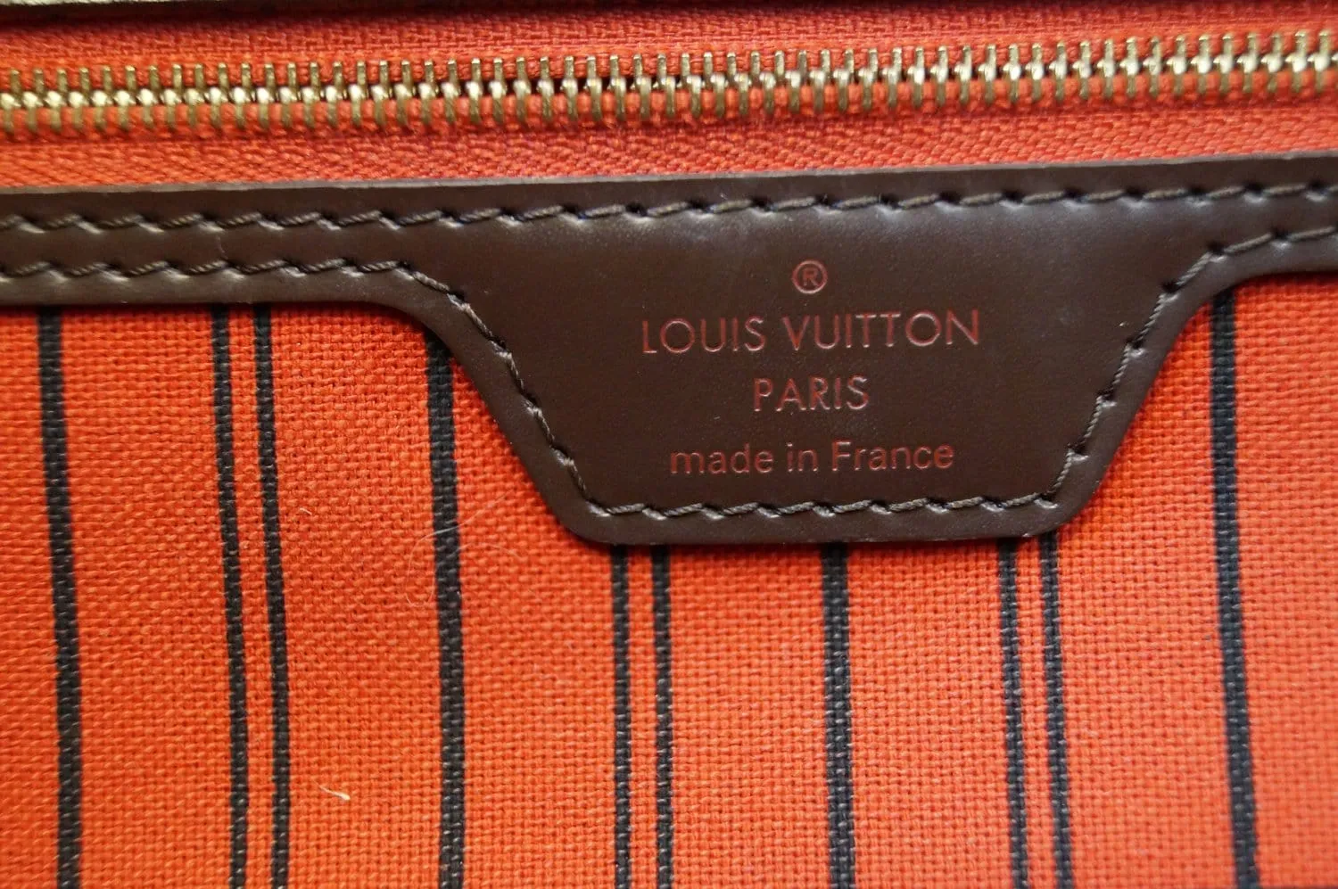 LOUIS VUITTON Damier Ebene Neverfull GM Tote Bag