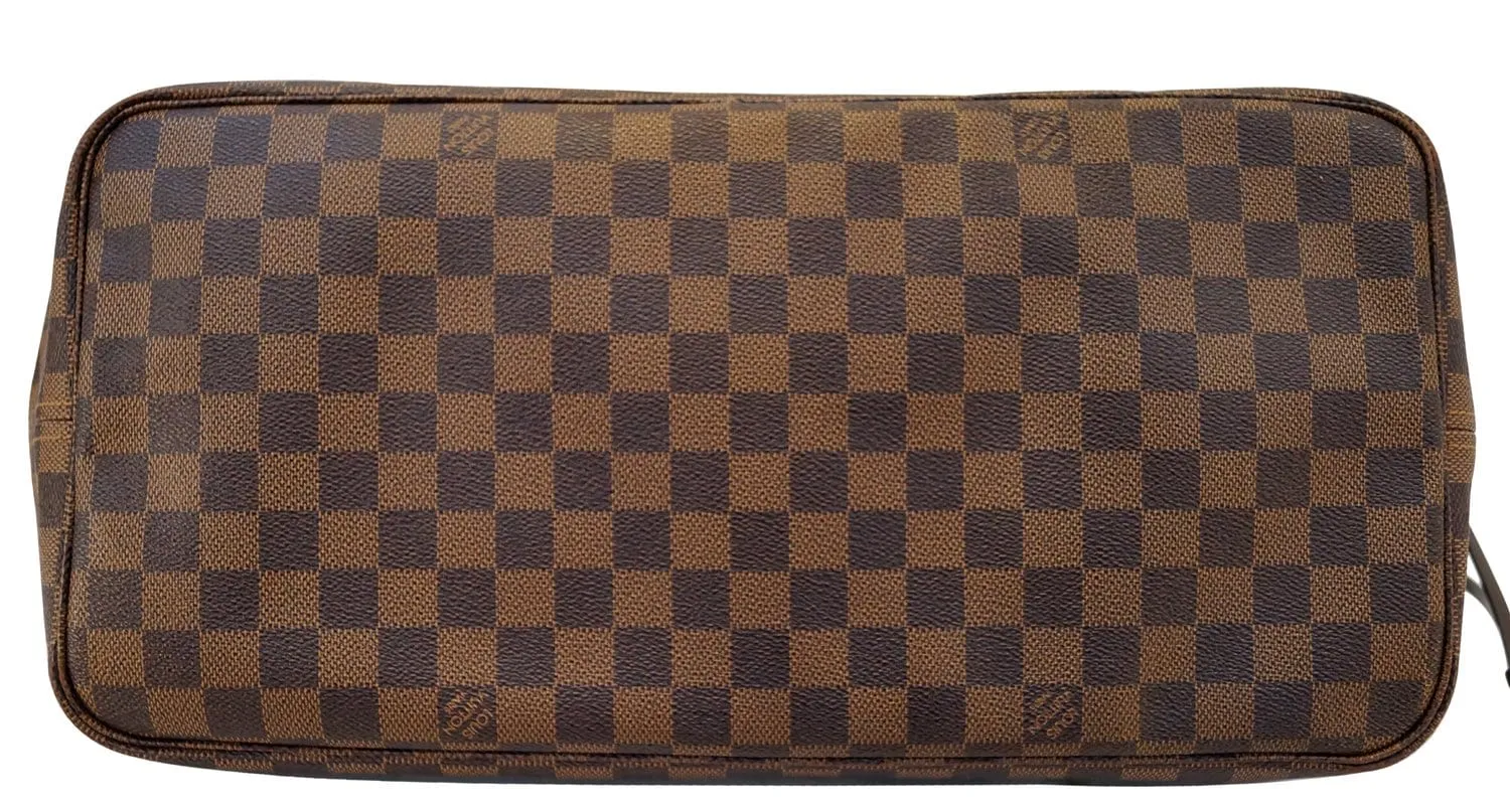 LOUIS VUITTON Damier Ebene Neverfull GM Tote Bag