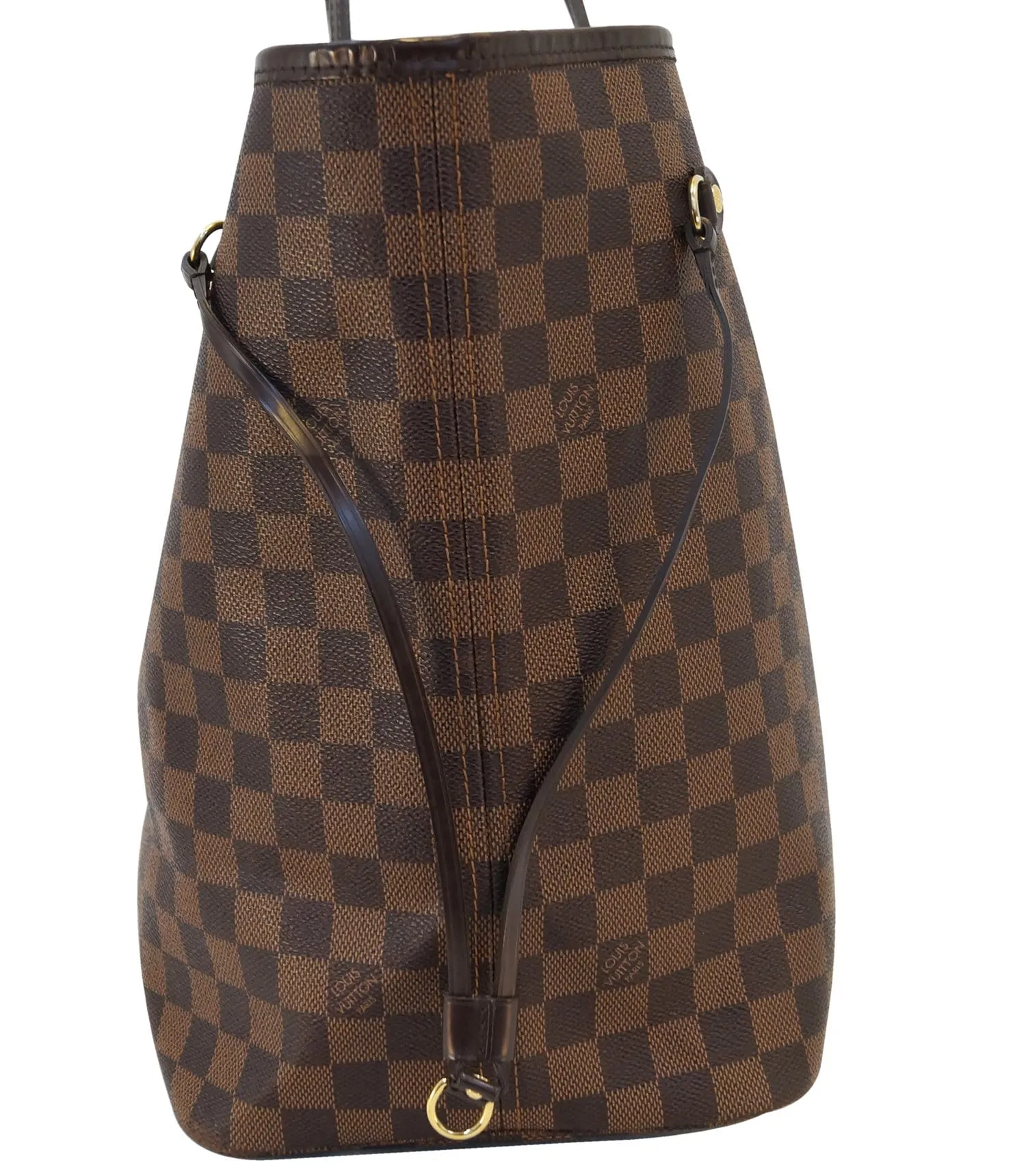 LOUIS VUITTON Damier Ebene Neverfull GM Tote Bag
