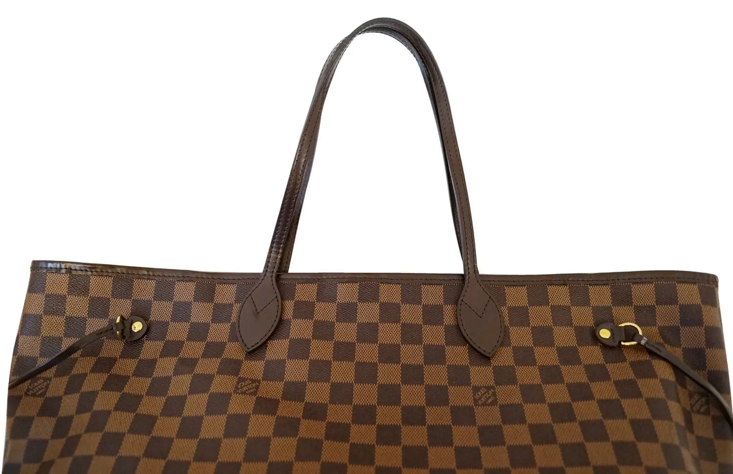 LOUIS VUITTON Damier Ebene Neverfull GM Tote Bag