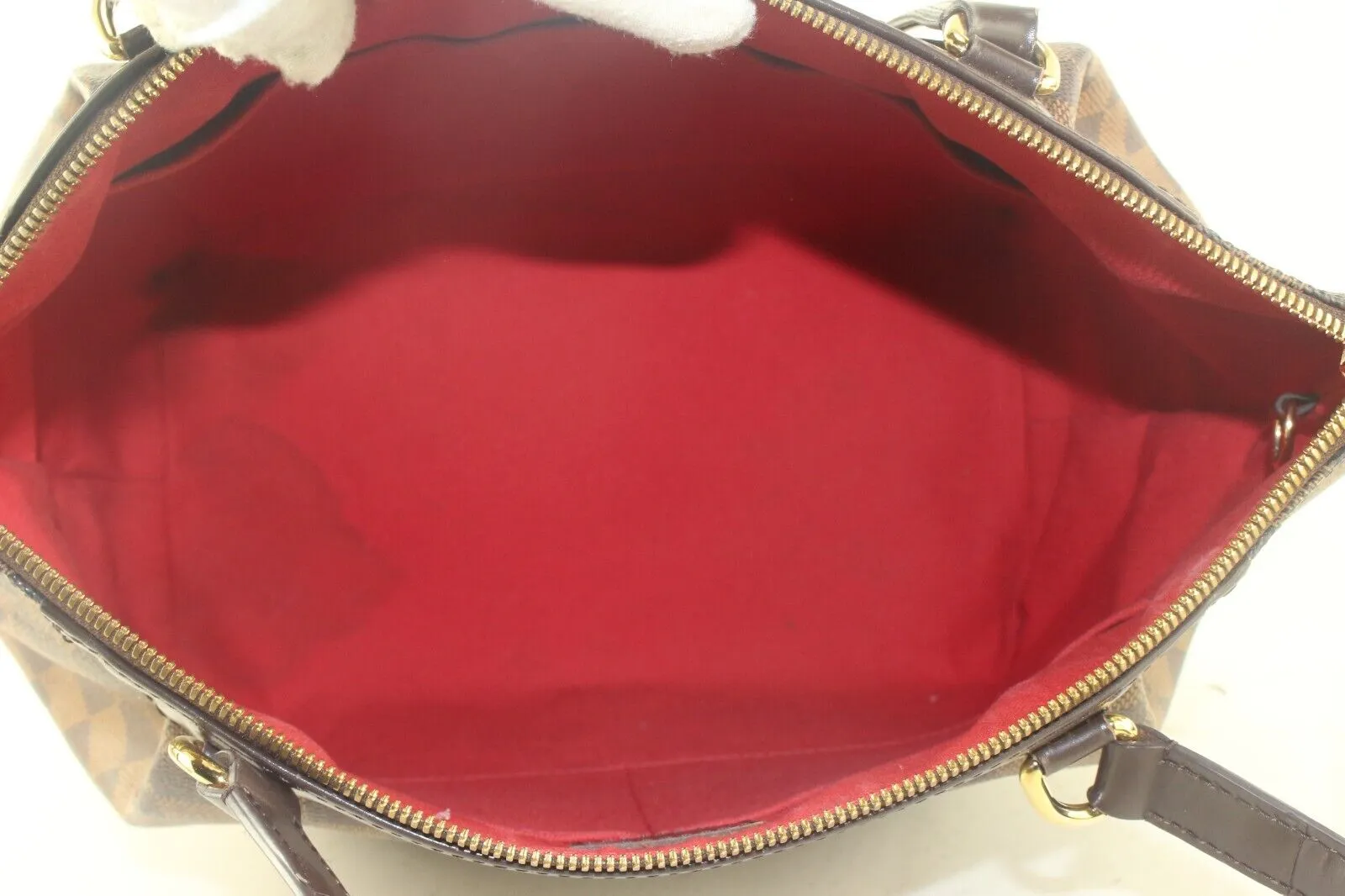 Louis Vuitton Damiier Ebene Westminster GM Zip Tote Shoulder Bag 3LV830K