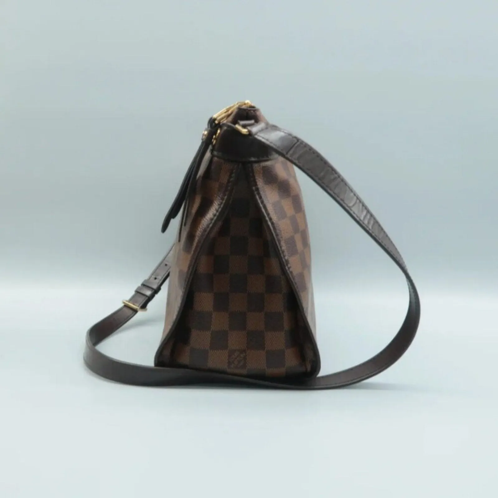 Louis Vuitton Duomo Brown Damier Ebene Canvas Satchel Bag