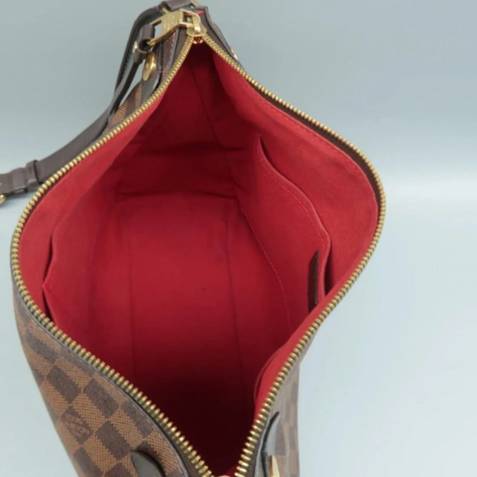 Louis Vuitton Duomo Brown Damier Ebene Canvas Satchel Bag