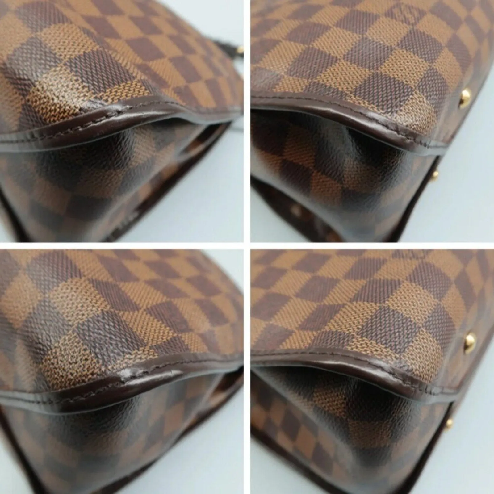 Louis Vuitton Duomo Brown Damier Ebene Canvas Satchel Bag