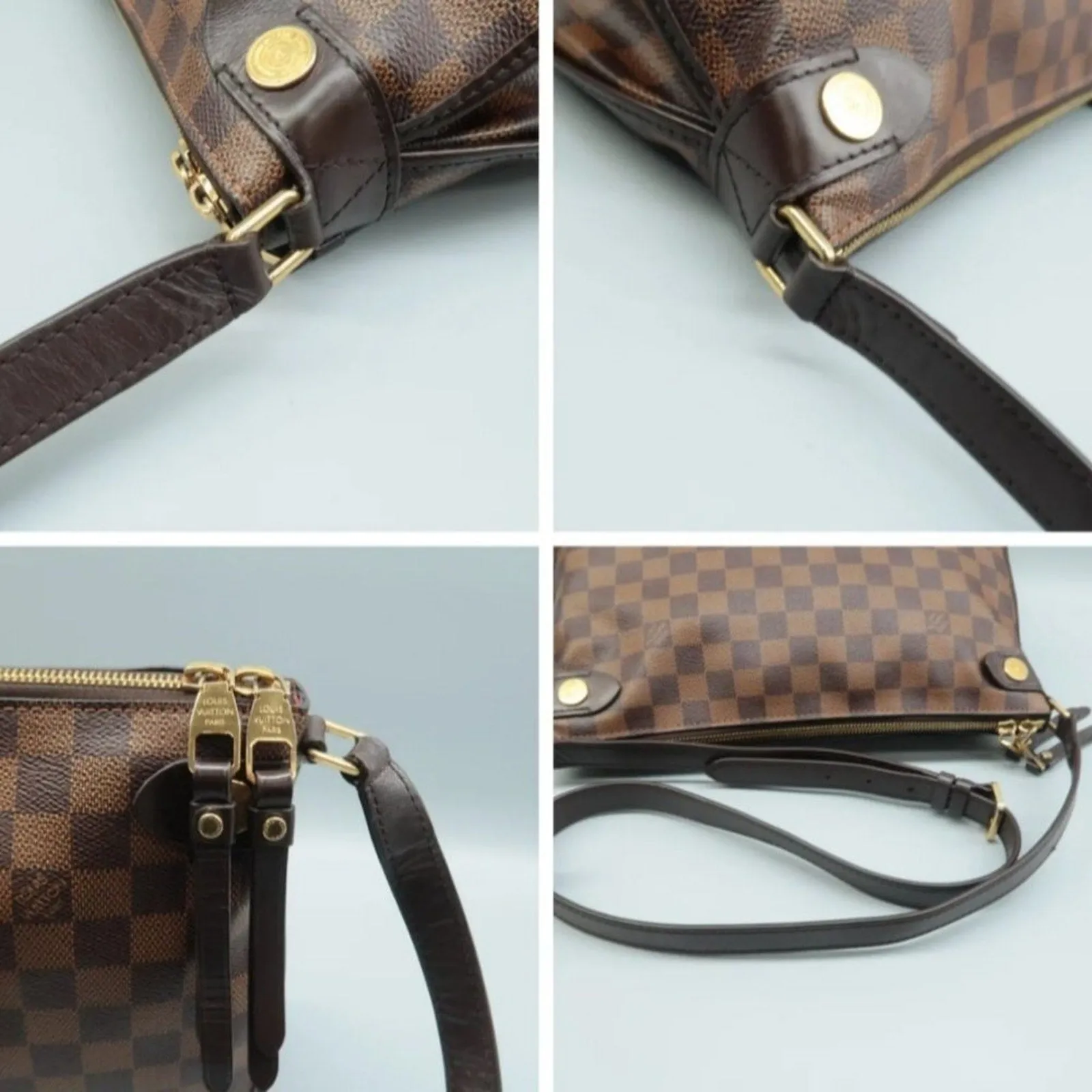 Louis Vuitton Duomo Brown Damier Ebene Canvas Satchel Bag