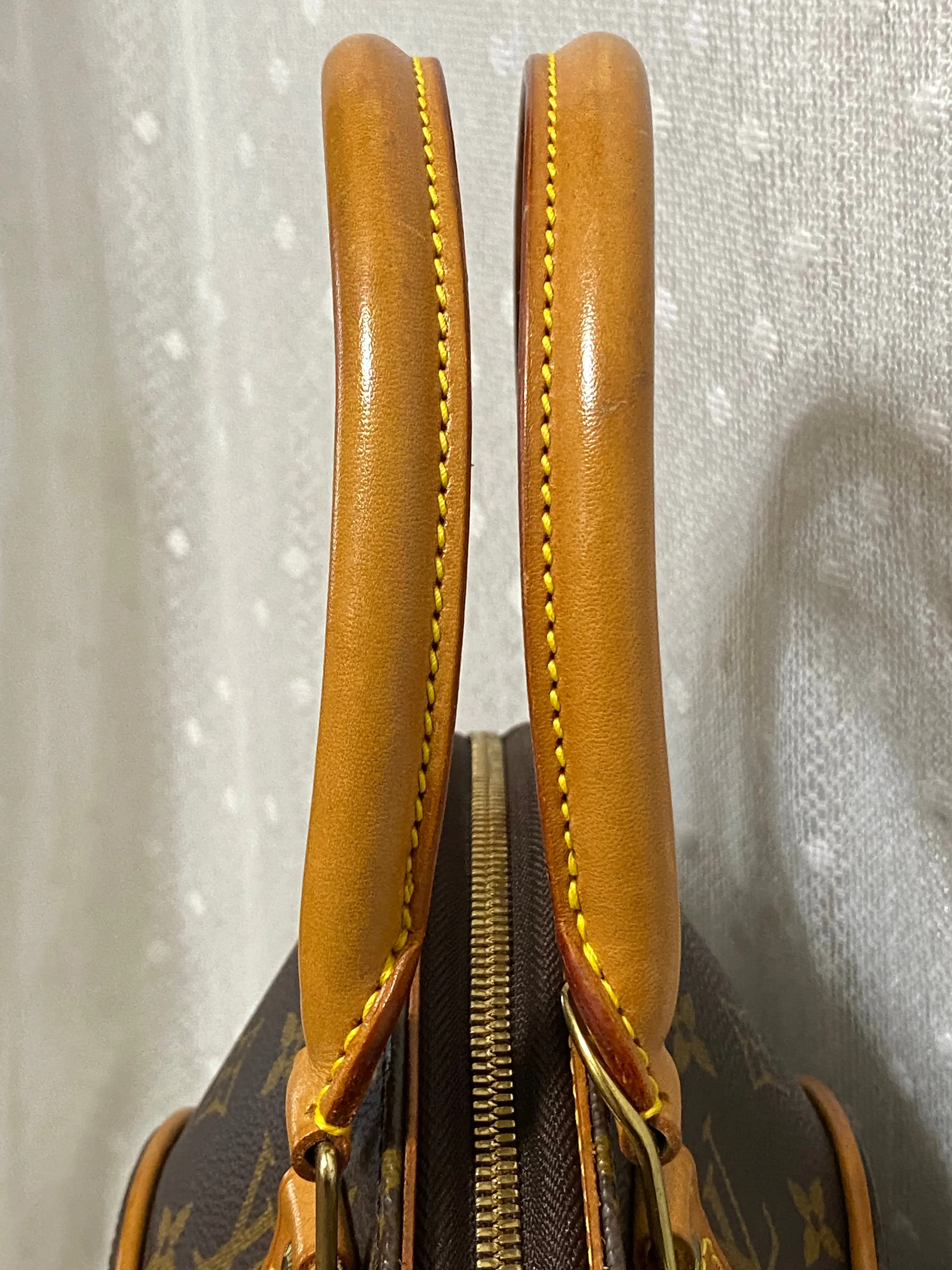 Louis Vuitton Ellipse MM Monogram Canvas Satchel w/ Shoulder Strap