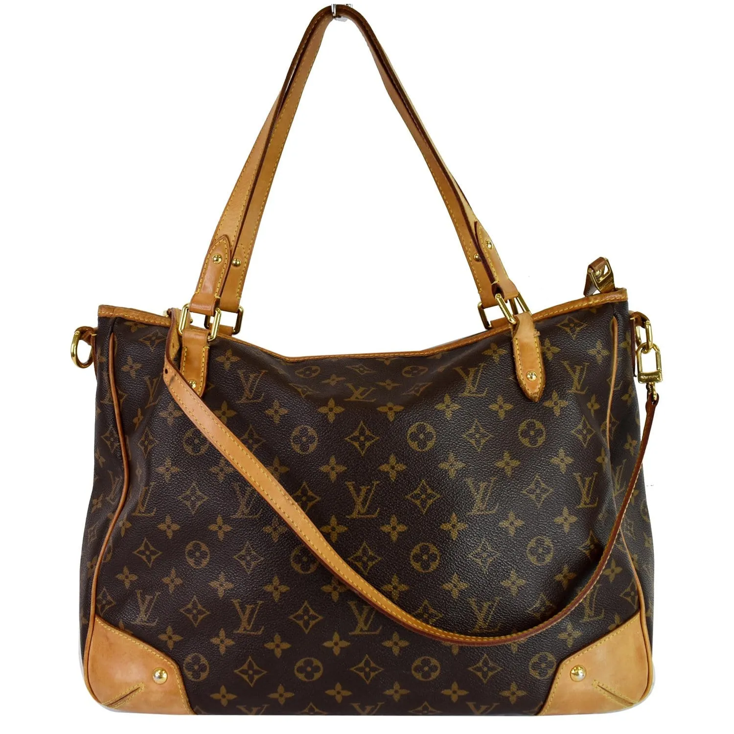 LOUIS VUITTON Estrela GM Monogram Canvas Shoulder Bag Brown