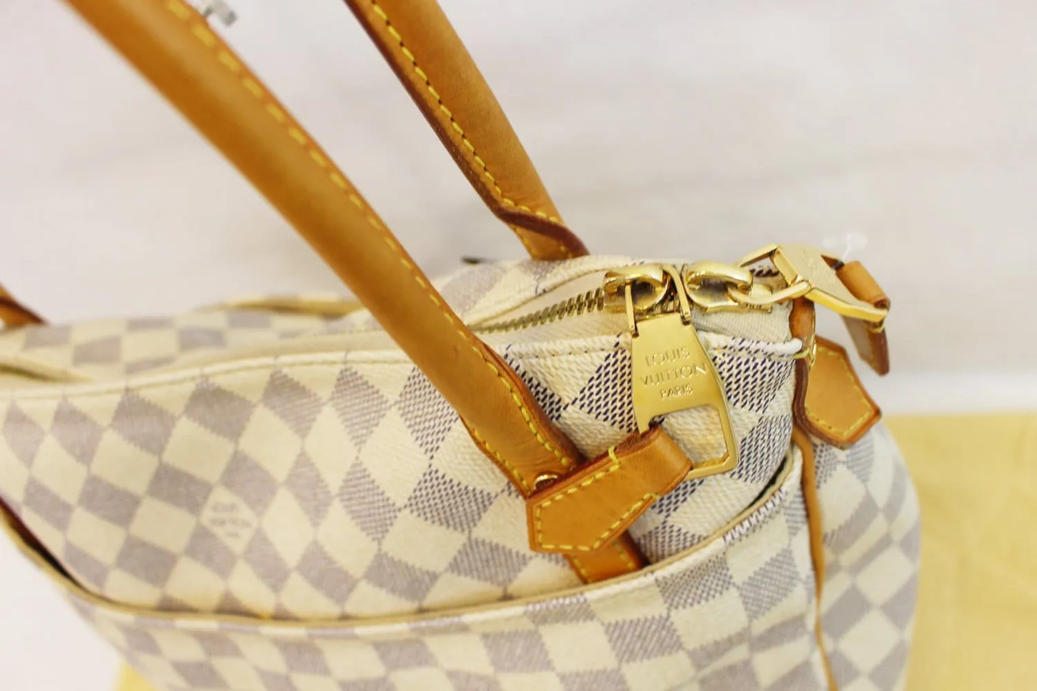 LOUIS VUITTON Figheri PM Damier Azur  Shoulder Bag