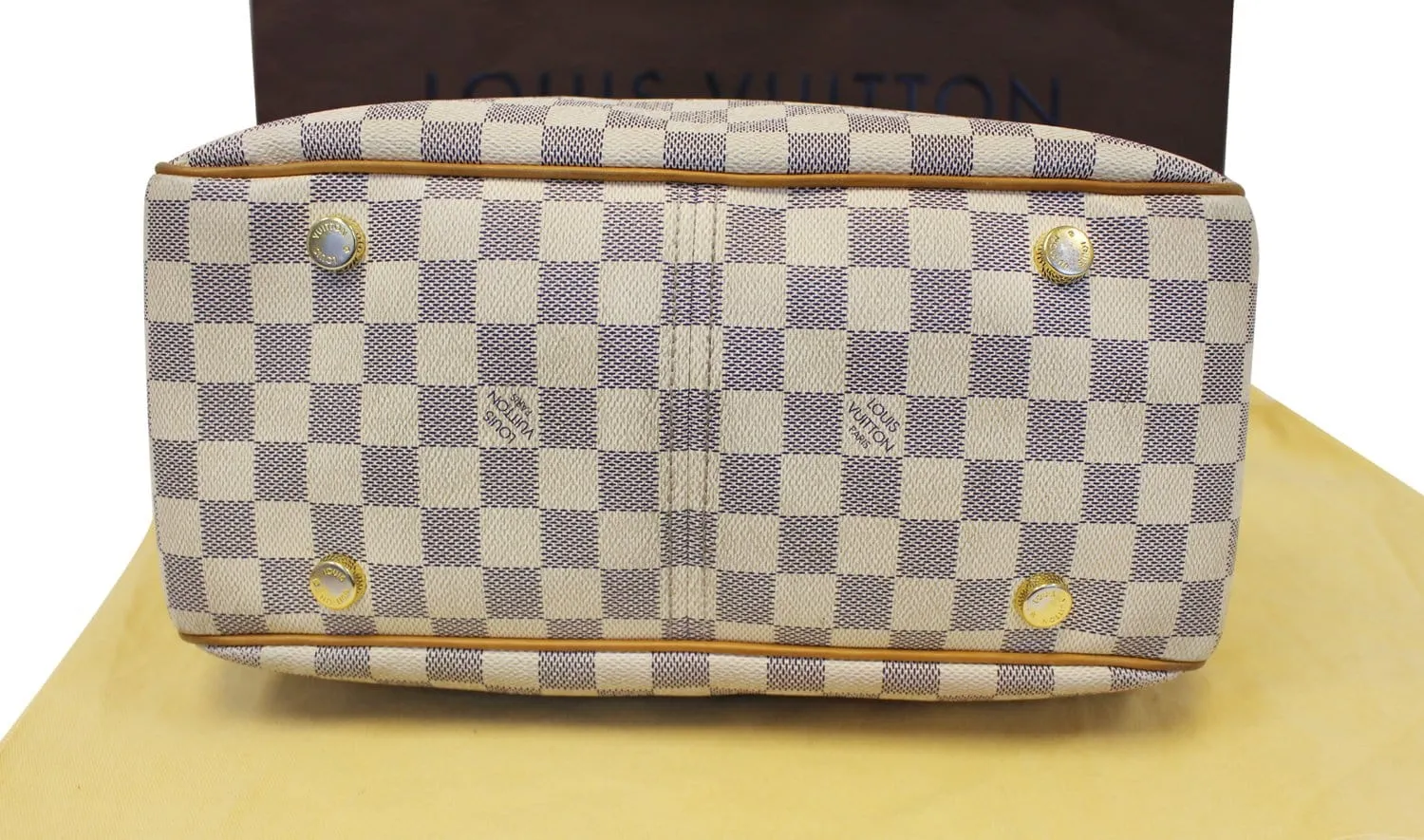 LOUIS VUITTON Figheri PM Damier Azur  Shoulder Bag