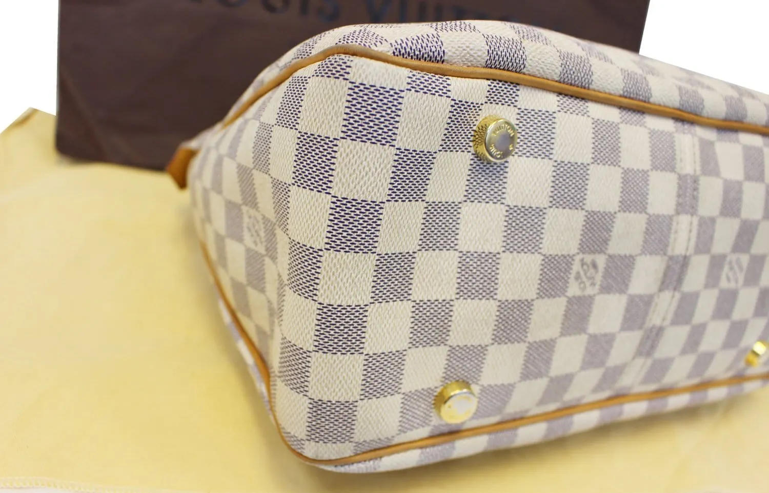 LOUIS VUITTON Figheri PM Damier Azur  Shoulder Bag